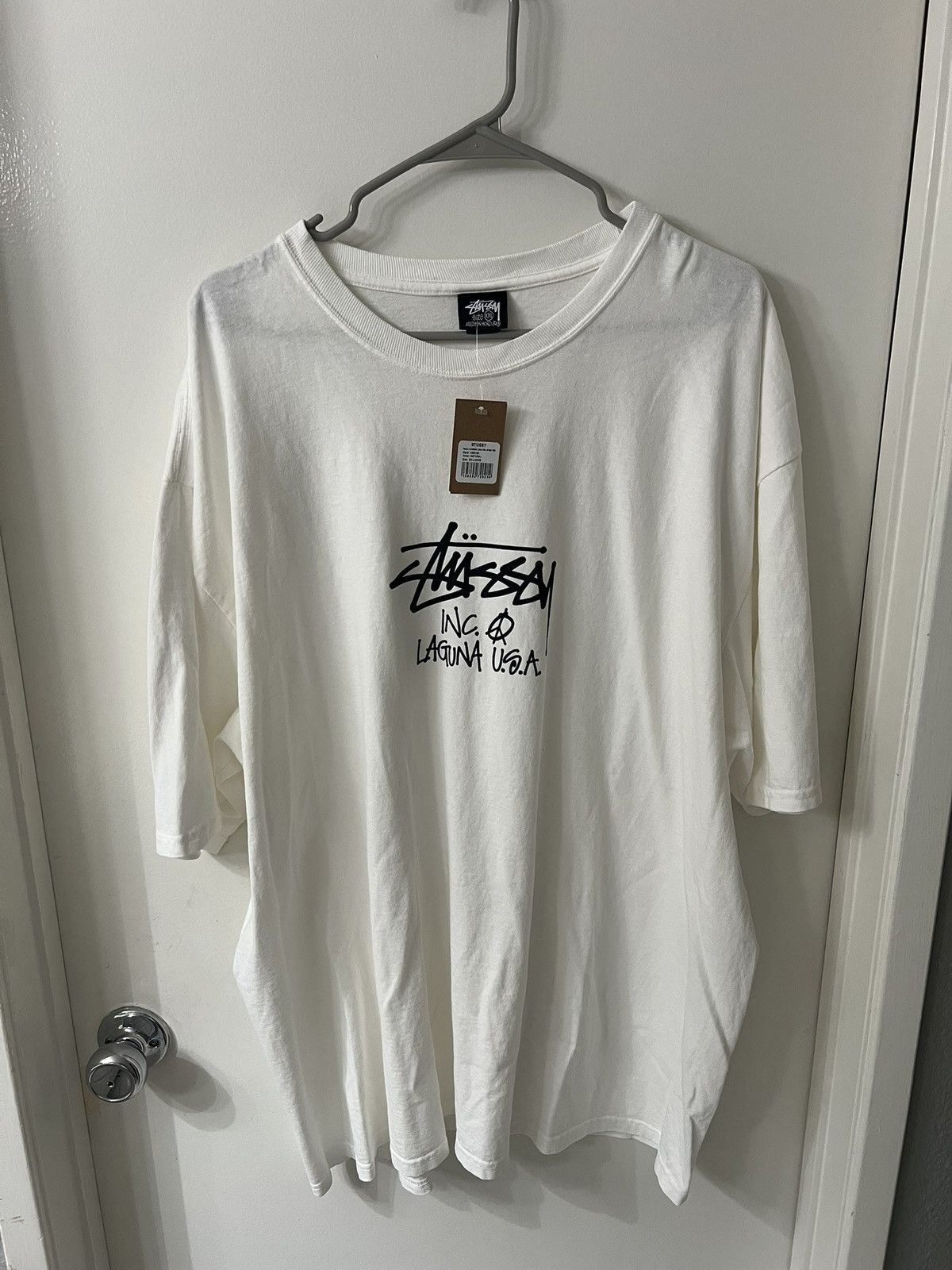 Stussy Stussy white laguna t shirt Size US XXL / EU 58 / 5 - 1 Thumbnail