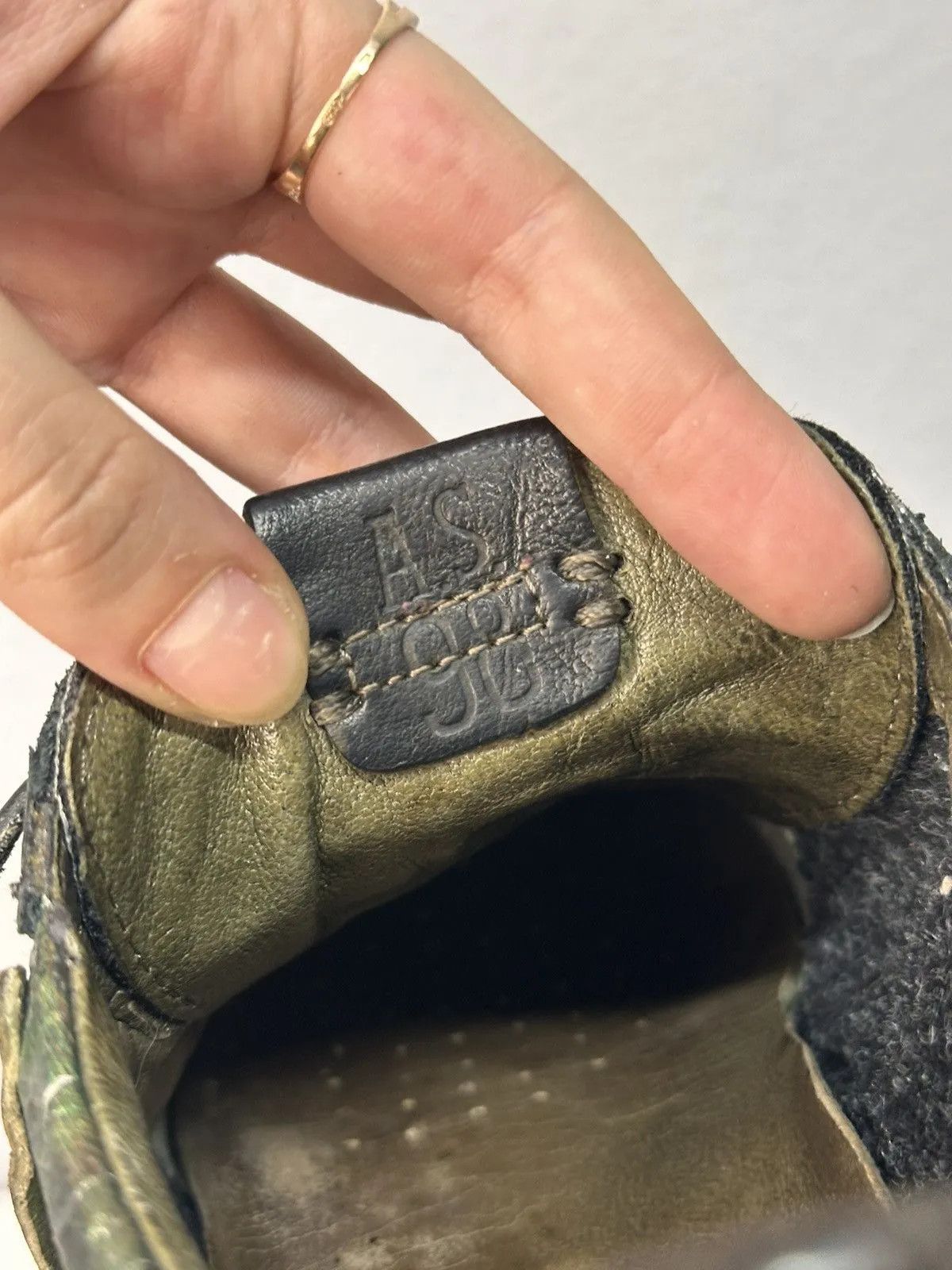 A.S.98 Vintage Leather Shoes AS 98 Western Avantgarde Italy Guidi Size US 8 / IT 38 - 11 Thumbnail