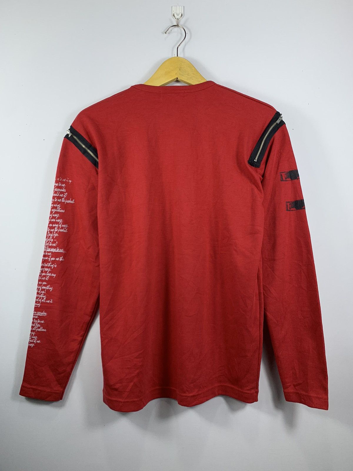 If Six Was Nine JAPANESE GOTHIC RED GRUNGE THE U.K PUNK LONG SLEVEE Size US M / EU 48-50 / 2 - 3 Thumbnail