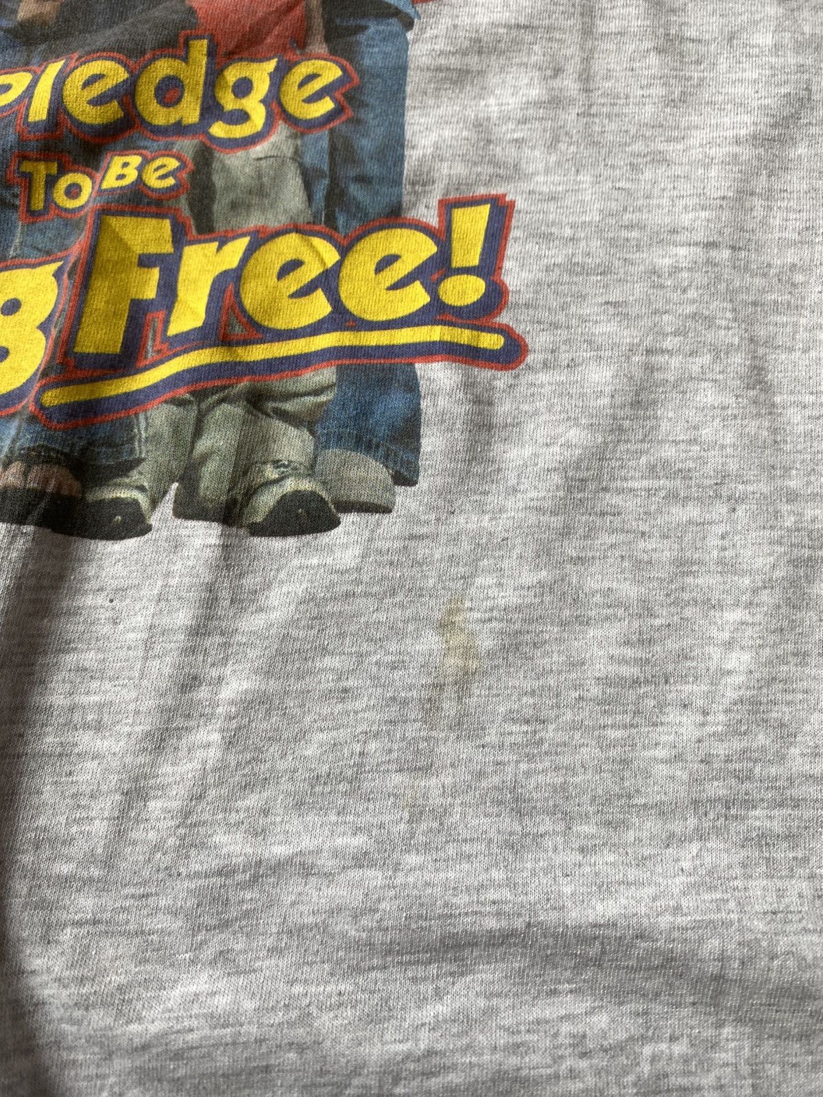Vintage I pledge to drug free Size US L / EU 52-54 / 3 - 3 Thumbnail