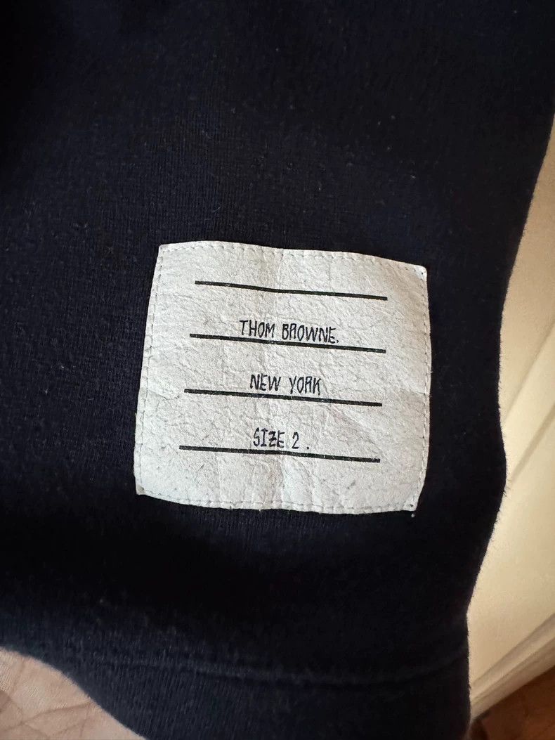 Thom Browne Thom Browne Striped short-sleeved T-shirt Size US M / EU 48-50 / 2 - 5 Thumbnail