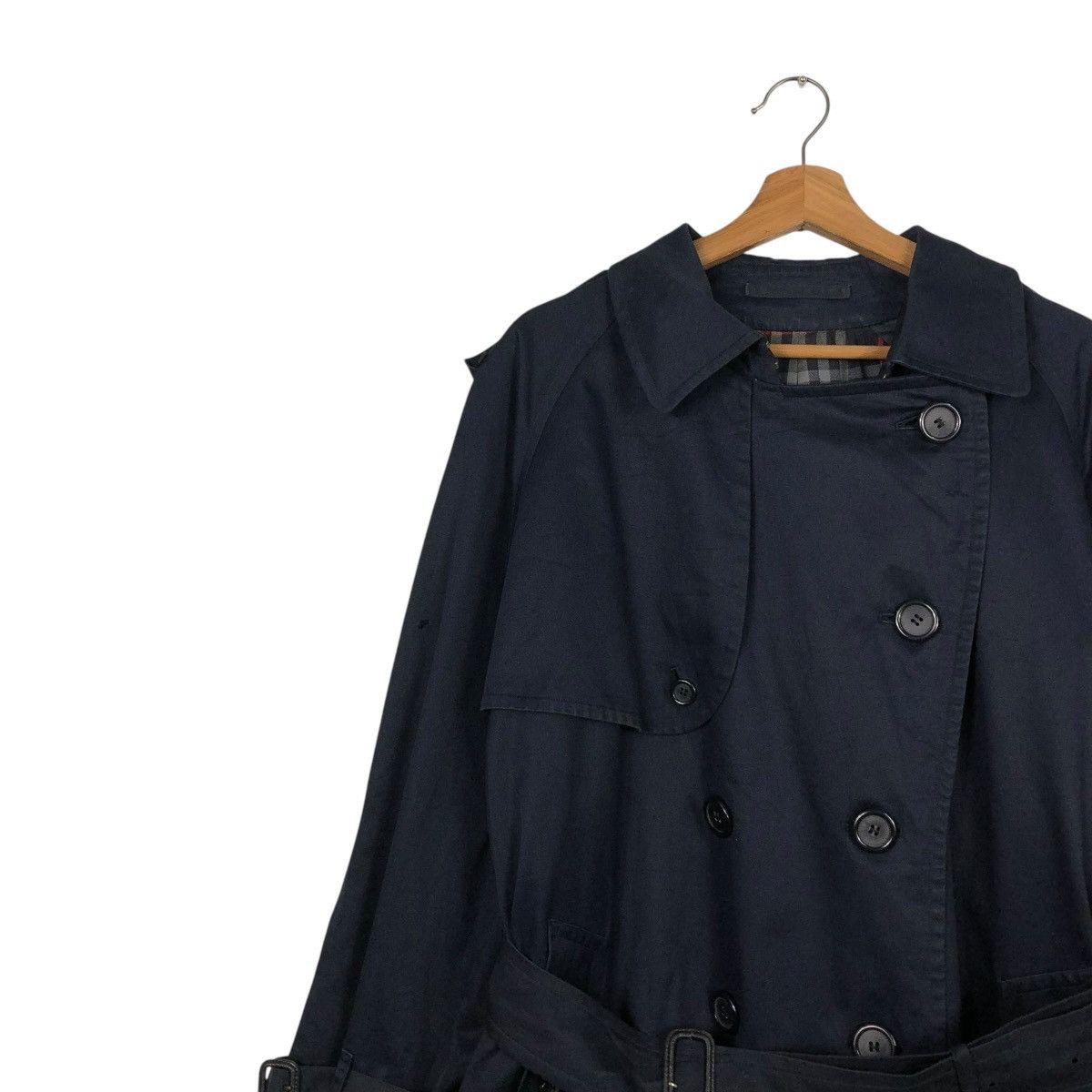 Burberry 🔥VINTAGE BURBERRYS MADE IN ENGLAND TRENCH COAT NOVA CHECK Size US M / EU 48-50 / 2 - 8 Thumbnail