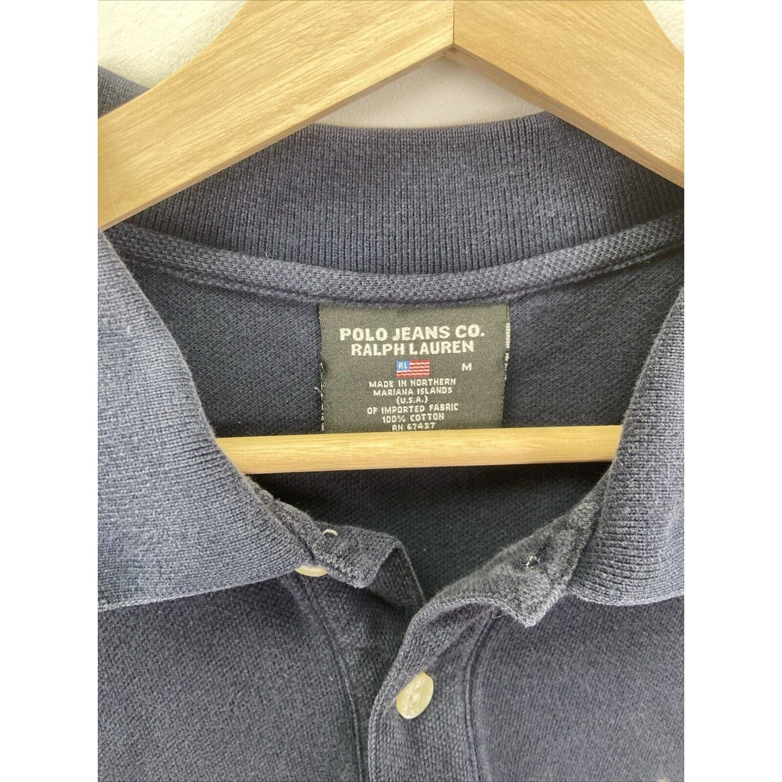 Ralph Lauren Ralph Lauren Polo Jeans Navy Blue Polo Size Medium Size US M / EU 48-50 / 2 - 3 Thumbnail
