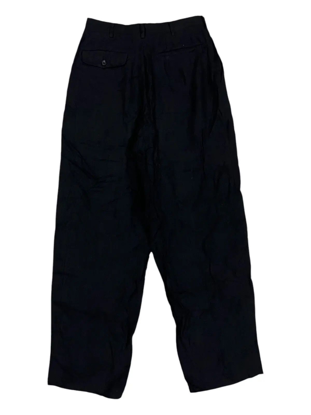 Comme des Garcons Homme Vintage 2000 Homme Linen Gabardine 🎈Minimal Trouser Pants Size US 26 / EU 42 - 4 Thumbnail