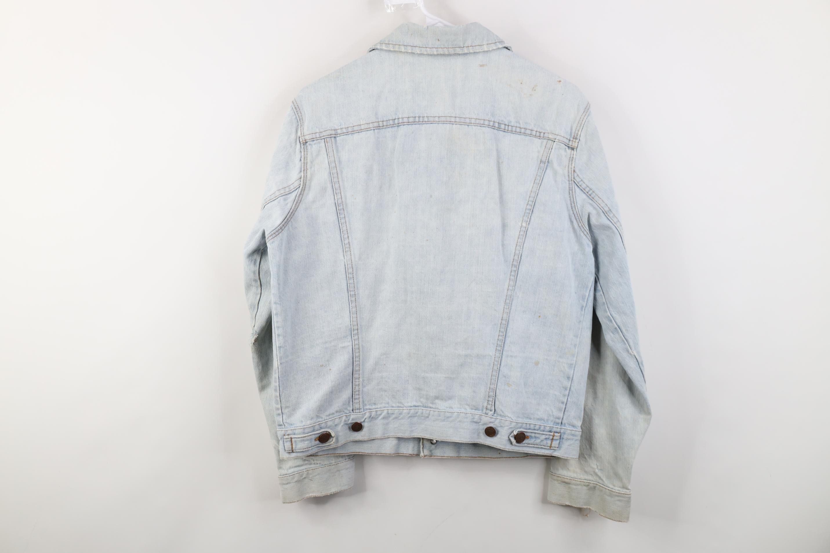 Vintage Vintage 70s Streetwear Denim Jean Trucker Jacket Blue USA Size US M / EU 48-50 / 2 - 17 Thumbnail