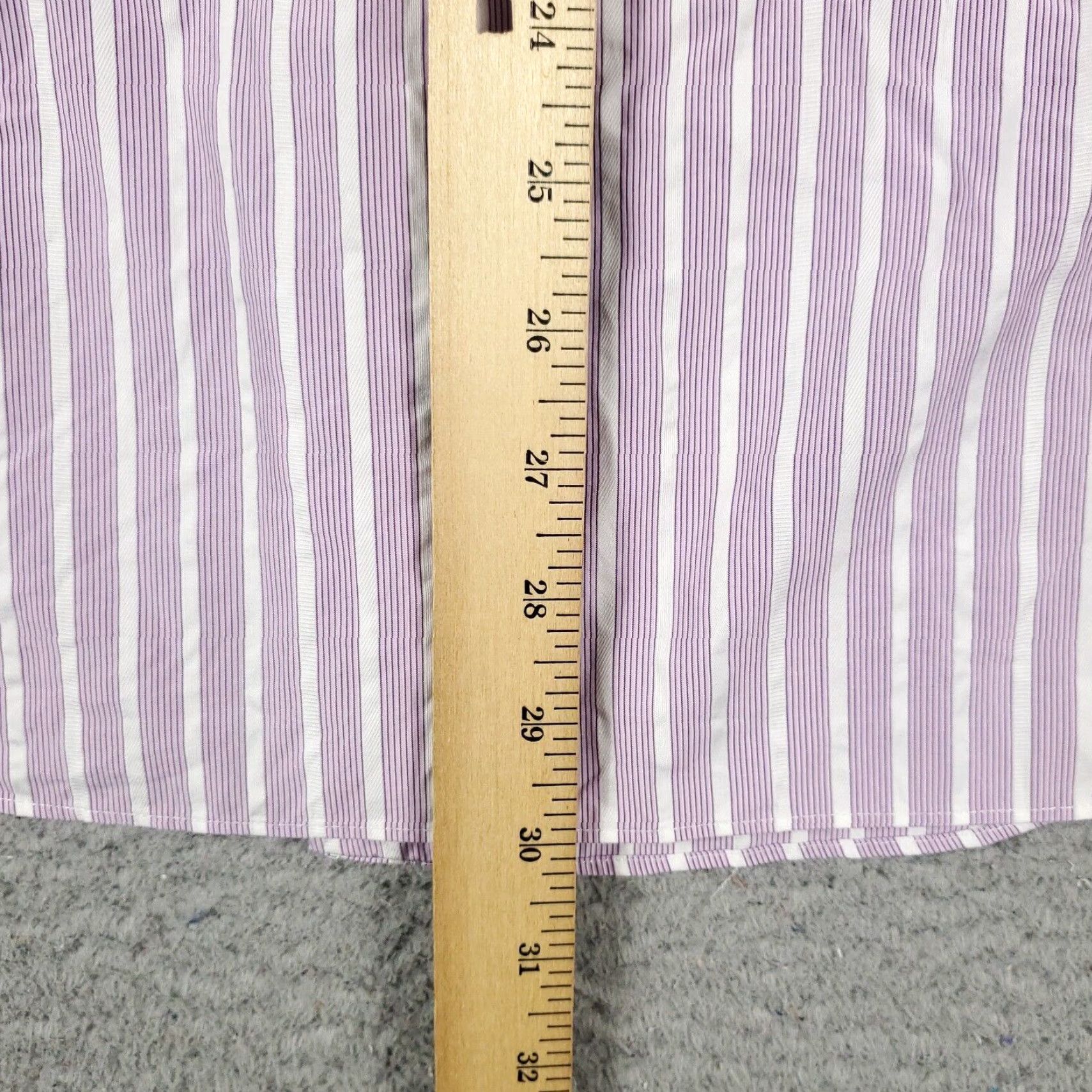 Tommy Bahama Tommy Bahama Shirt Mens 16 Purple Striped Dress Button Up Long Sleeve Size 42R - 6 Thumbnail