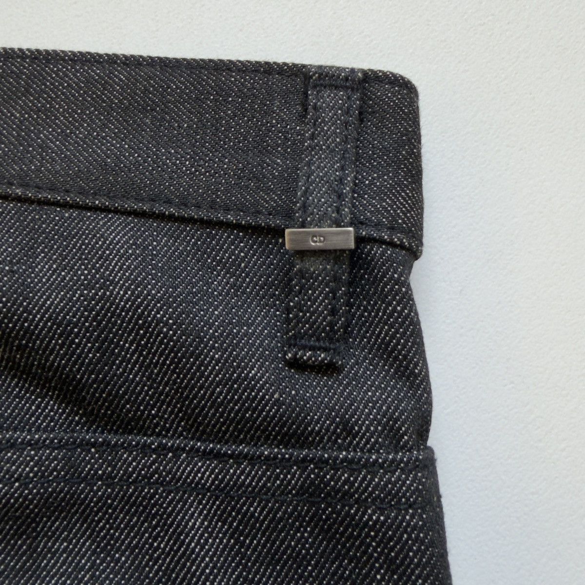 Dior 19cm MIJ Black Raw Denim Jeans Size US 32 / EU 48 - 17 Thumbnail