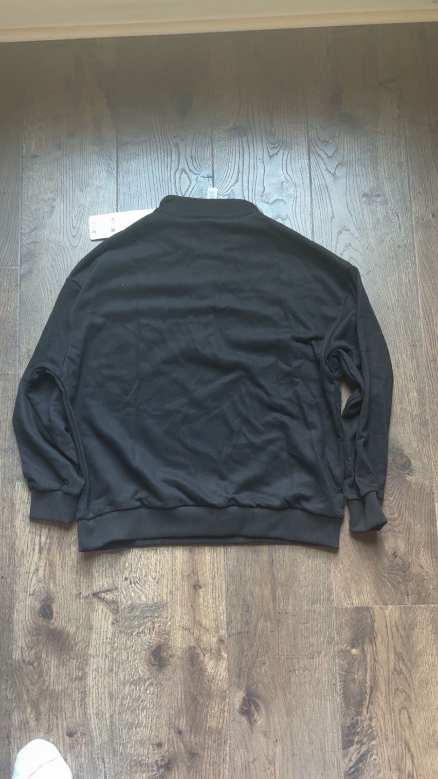 Alo ALO Black 1/4 Zip Logo Pullover Sweatshirt Men's Long Sleeve Size US M / EU 48-50 / 2 - 2 Thumbnail