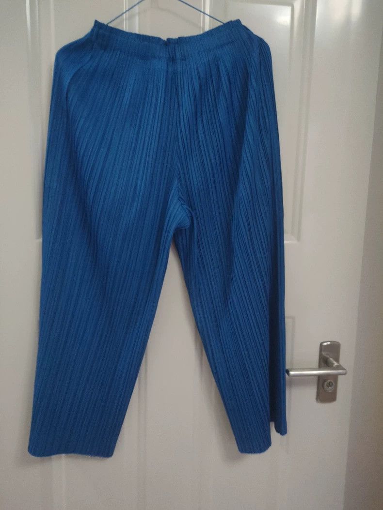 Issey Miyake Issey Miyake size:2 Blue pleated pants Size 28" / US 6 / IT 42 - 2 Thumbnail