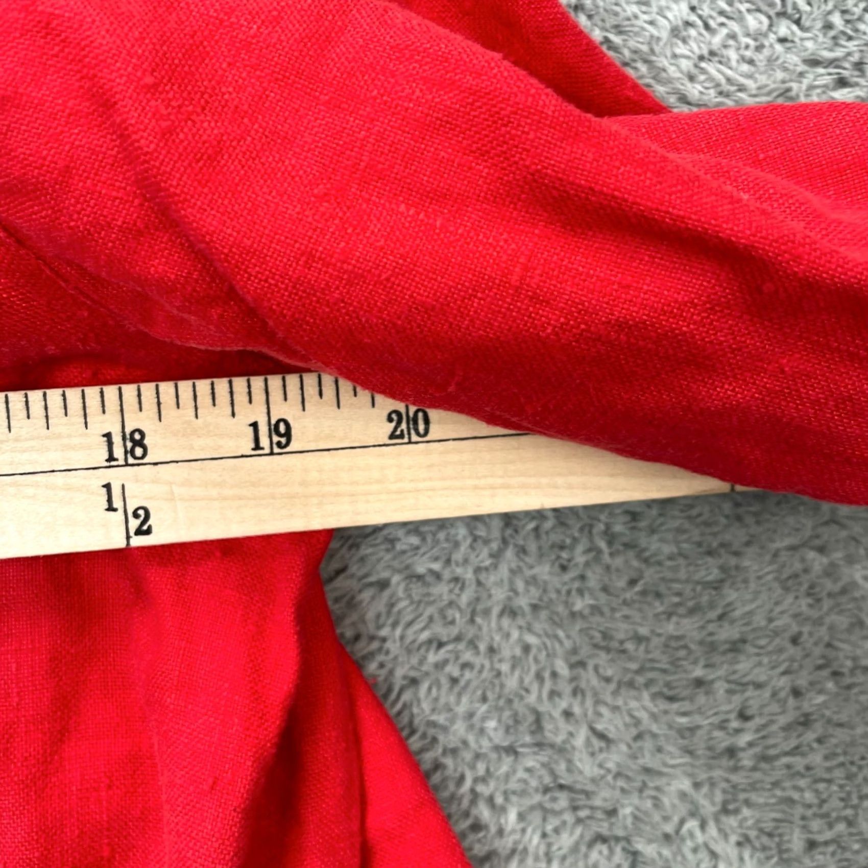 Doublet VINTAGE I Magnin Red Blazer Jacket Womens 6 80s Double Breasted Notch Lapel Coat Size M / US 6-8 / IT 42-44 - 7 Thumbnail