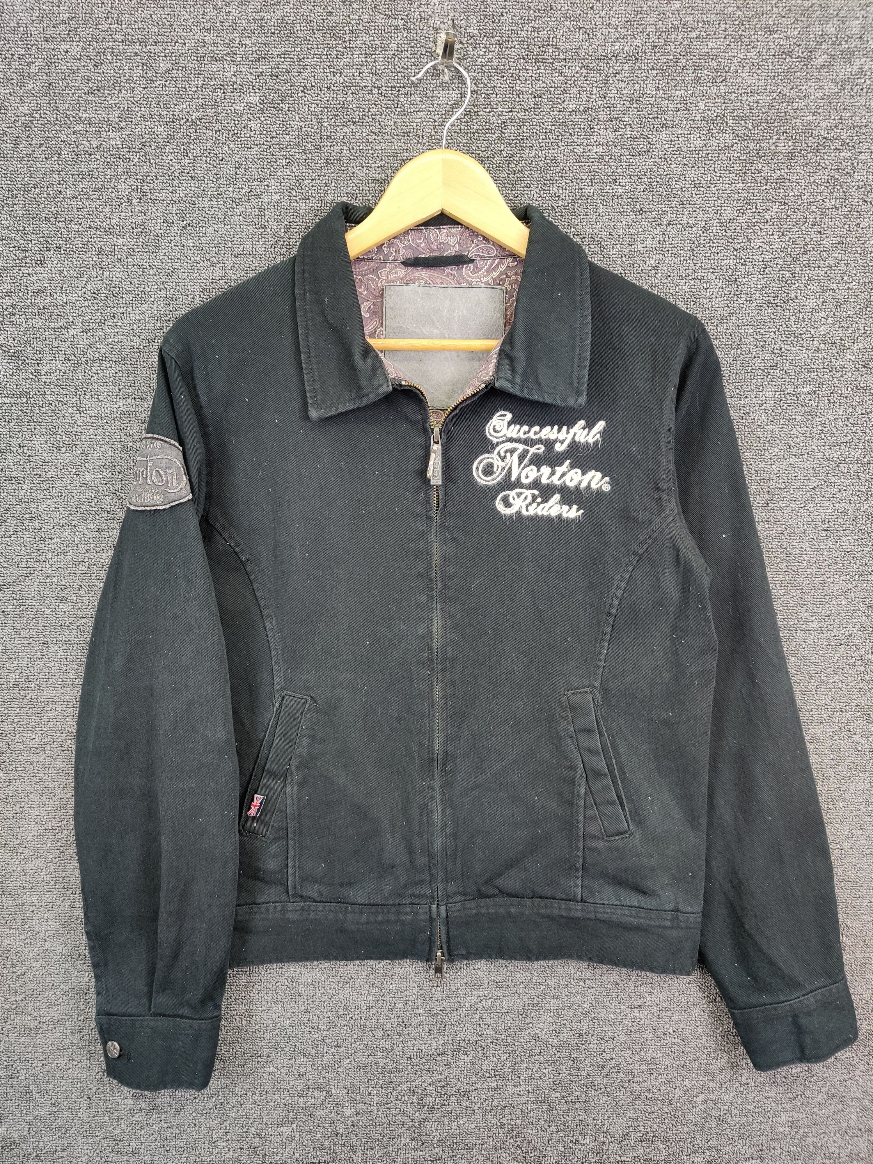 Norton Vintage Norton Embroidery Motorcycle Jacket Size US M / EU 48-50 / 2 - 3 Thumbnail