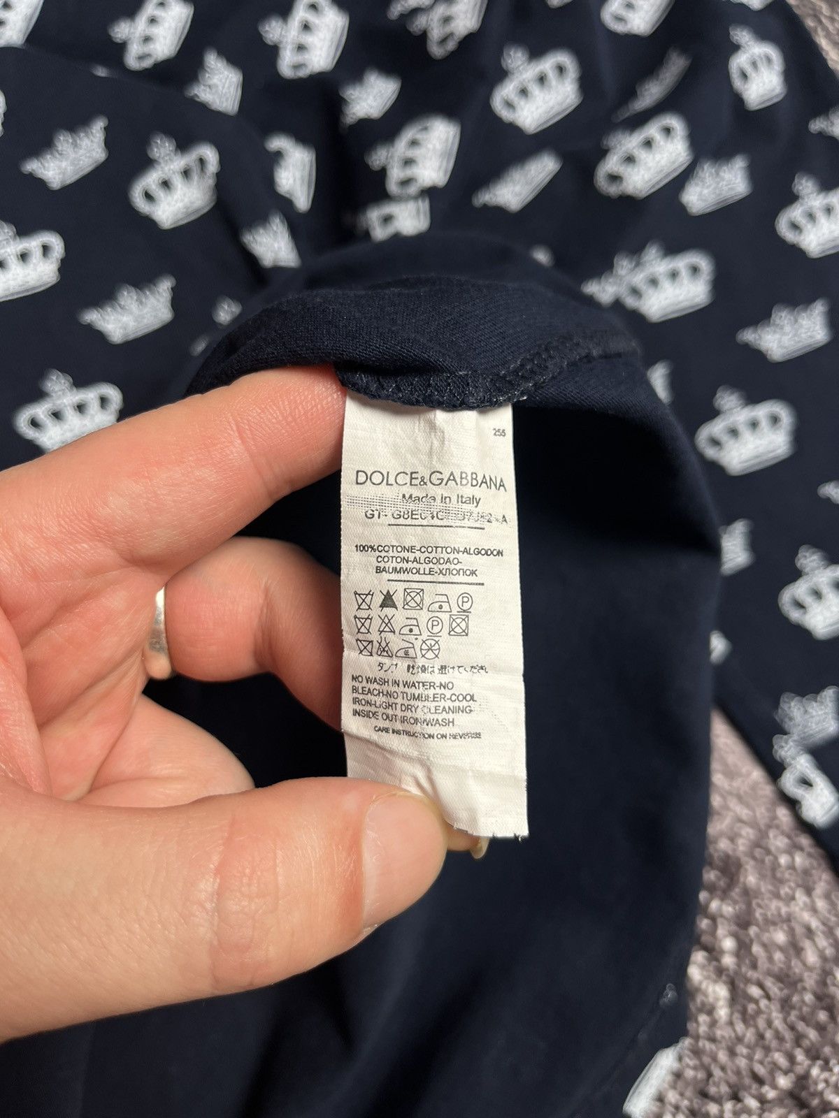 Dolce & Gabbana Vintage Dolce Gabbana Crown Of The King And Queen Longsleeve Size US S / EU 44-46 / 1 - 5 Thumbnail