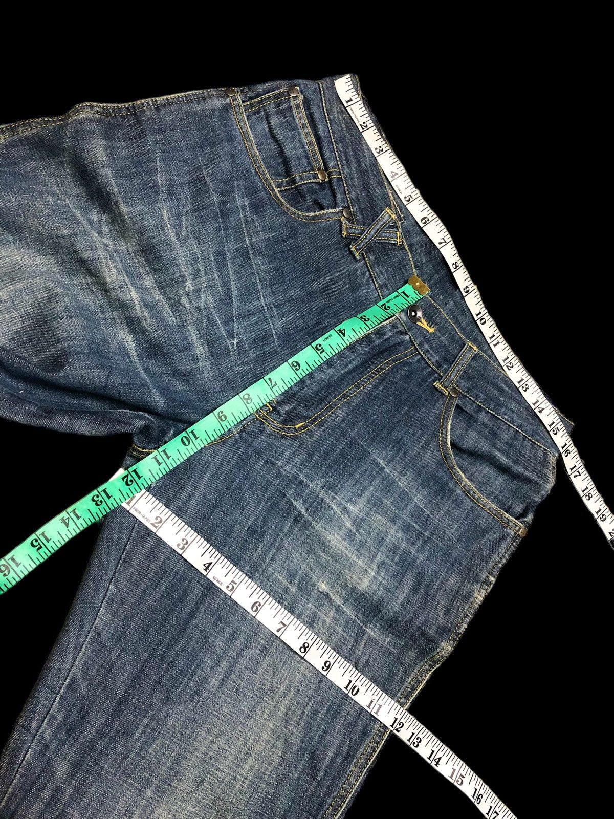 Japanese Brand FLARED‼️‼️JAPAN BATSU STUDIO XST DENIM Size US 31 - 8 Thumbnail