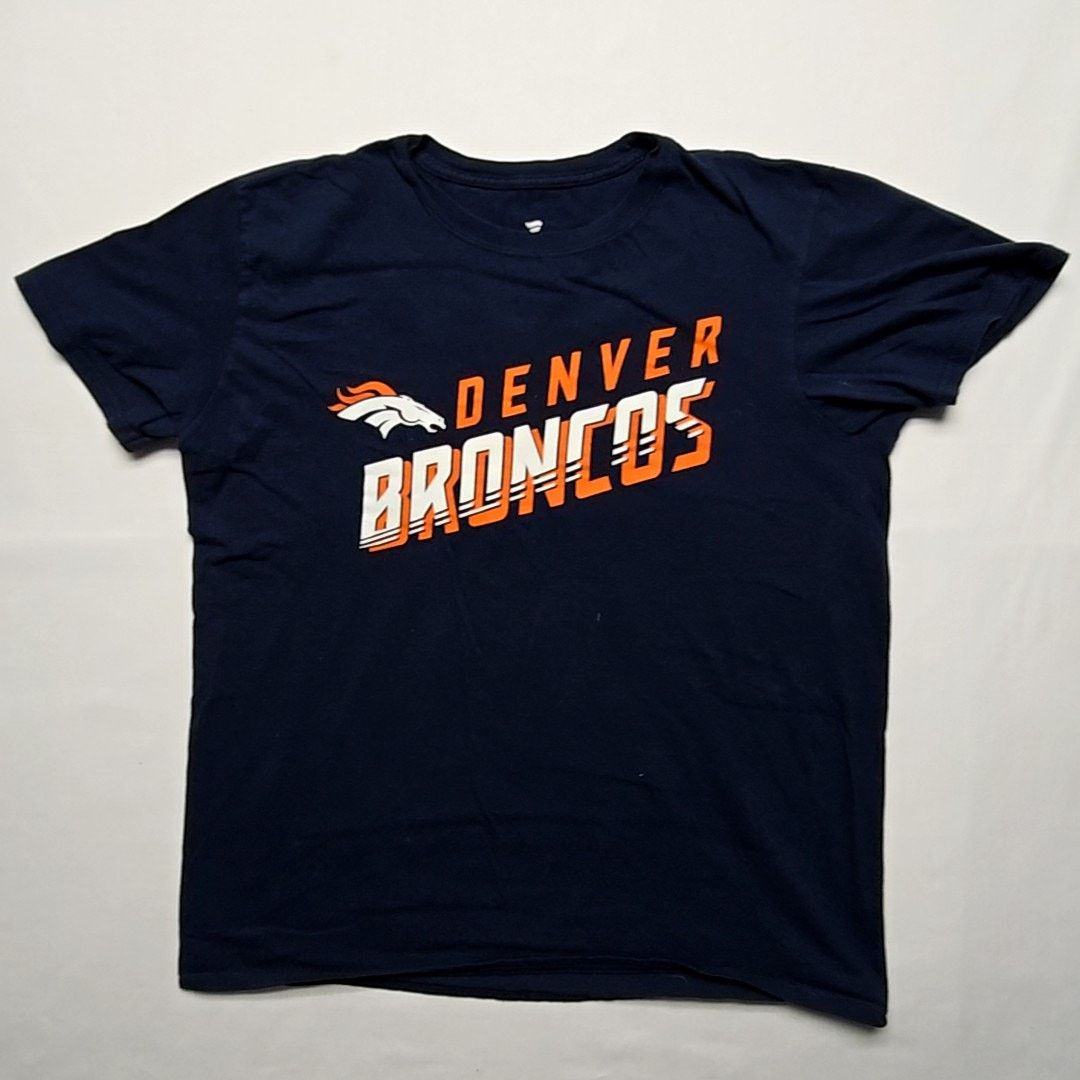 NFL Denver Broncos Fanatics T-Shirt Graphic Logo Blue L NFL Tee Size US L / EU 52-54 / 3 - 1 Thumbnail