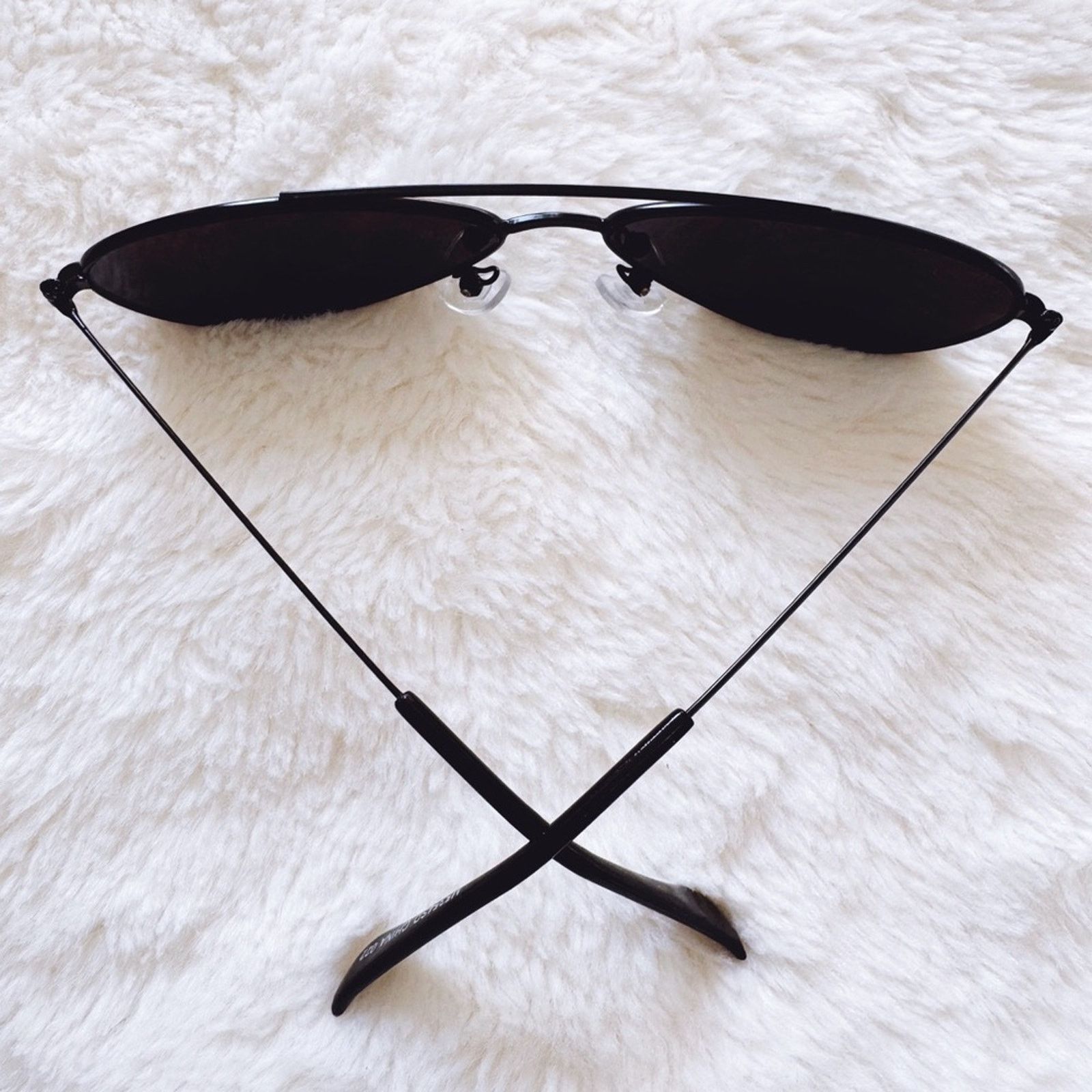 Other Cynthia Black Aviator Slim Sunglasses Size ONE SIZE - 10 Thumbnail