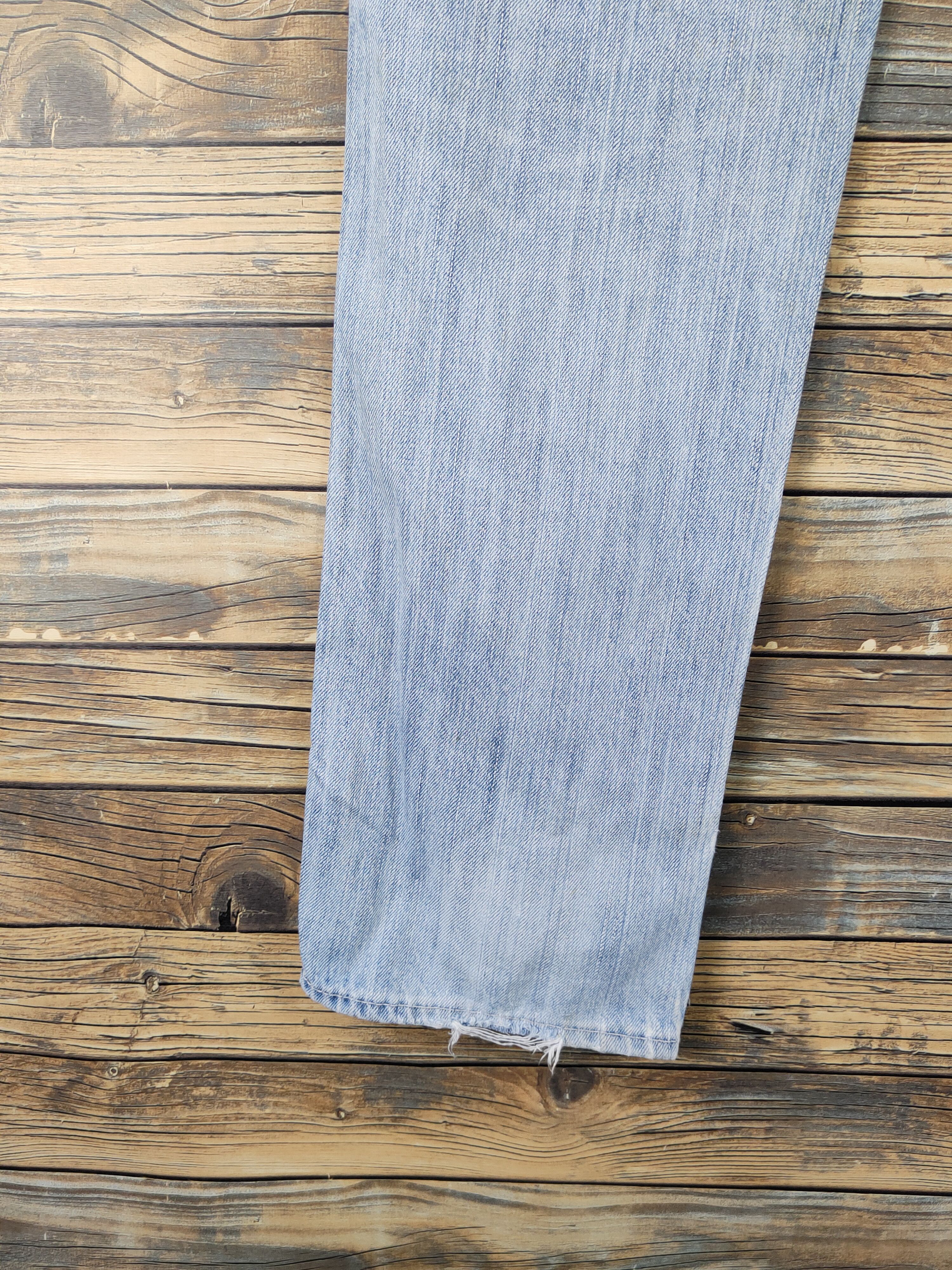 Global Work Global Work Light Blue Distressed Ripped denim Jeans #W1488 Size US 33 - 9 Thumbnail