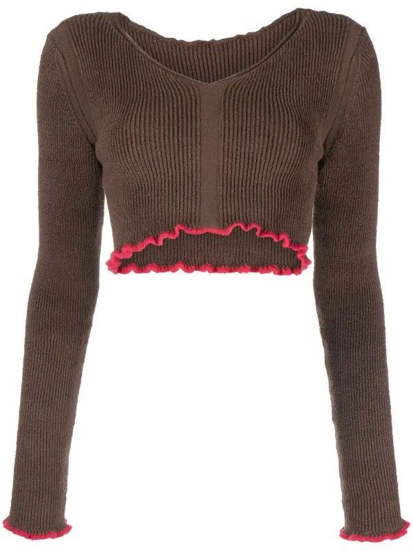 Jacquemus LA MAILLE SANTON CROP JACQUEMUS Size XS / US 0-2 / IT 36-38 - 11 Thumbnail