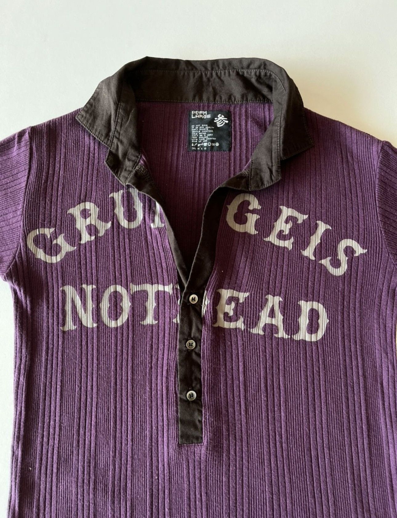 Japanese Brand × Vintage Vintage PPFM Grunge Not Dead Shirt Size XXS / US 00 / IT 34 - 2 Thumbnail