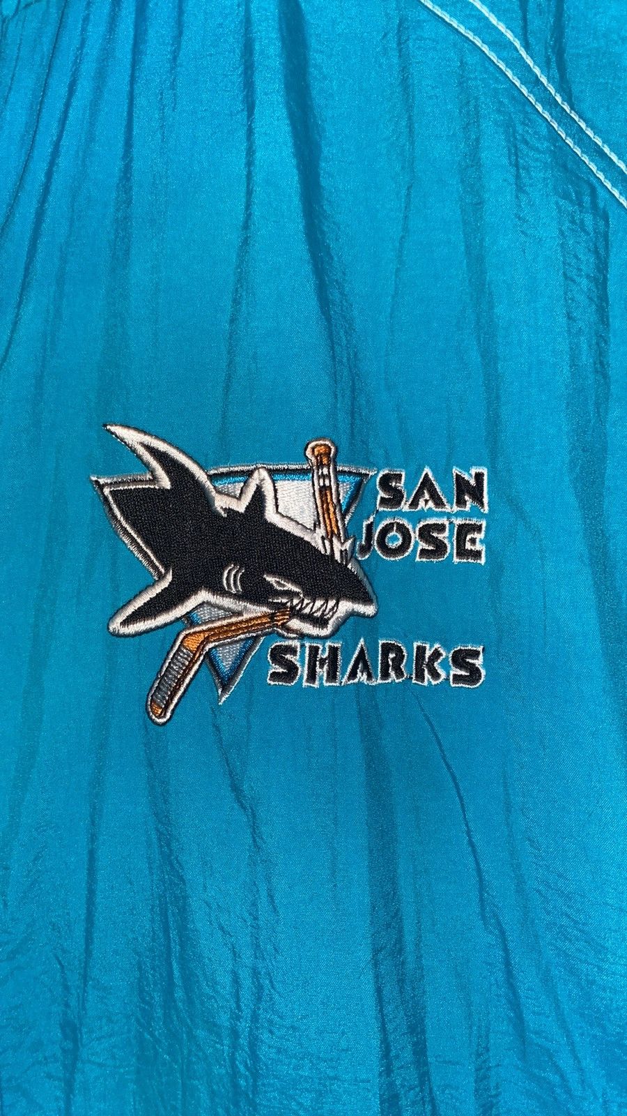 Starter Vintage Starter San Jose Sharks Jacket Mens‎ XL Size US XL / EU 56 / 4 - 5 Thumbnail