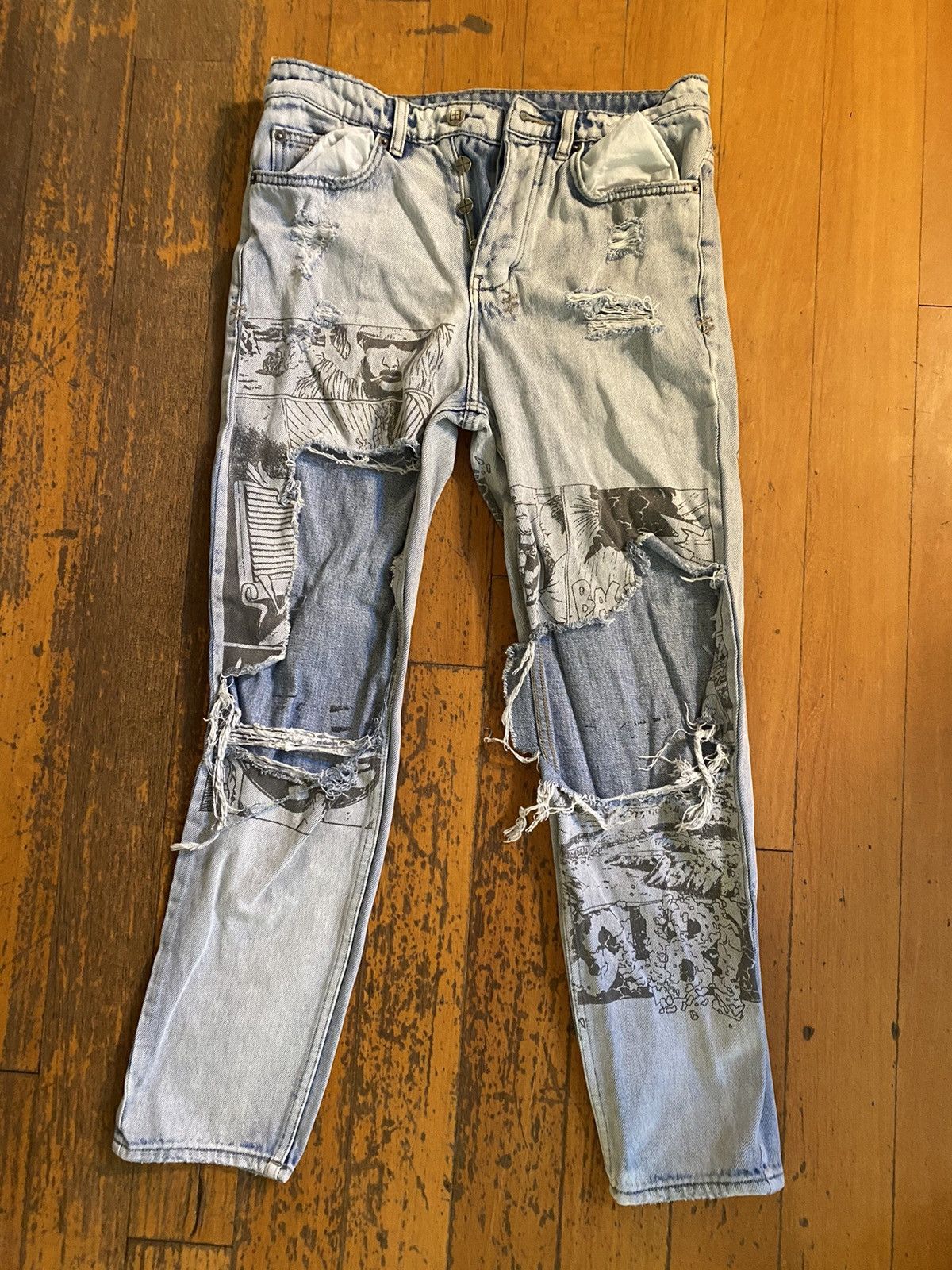 Ksubi KSUBI comic denim jeans Size US 31 - 1 Thumbnail