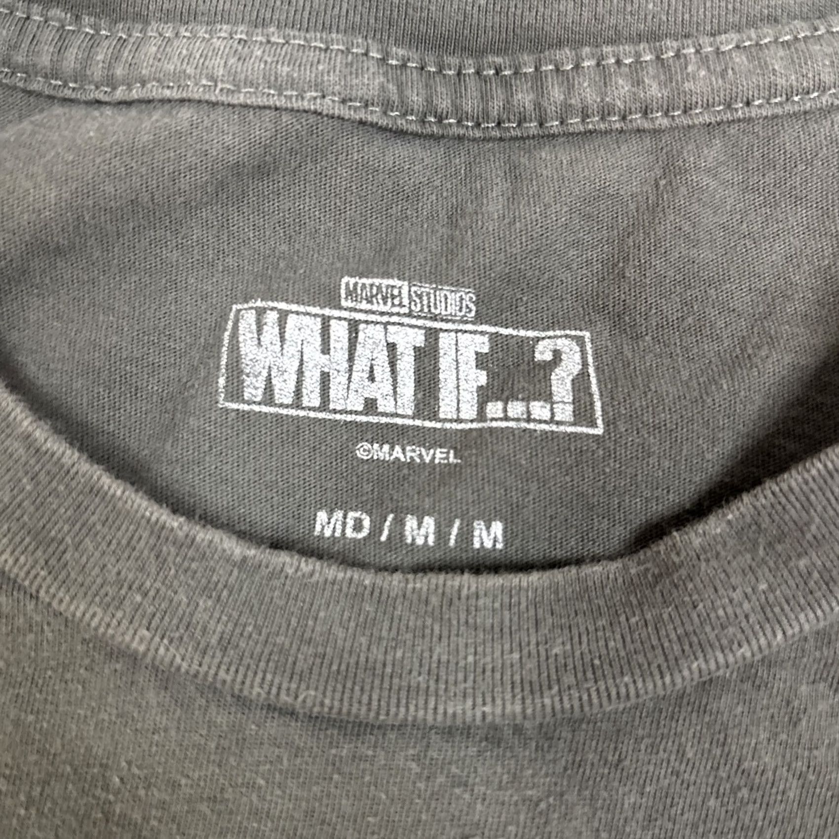 Vintage Marvel What If T Shirt Men’s Medium Gray Zombie Captain America Graphic Mens M Gray Shirts Size US M / EU 48-50 / 2 - 3 Thumbnail