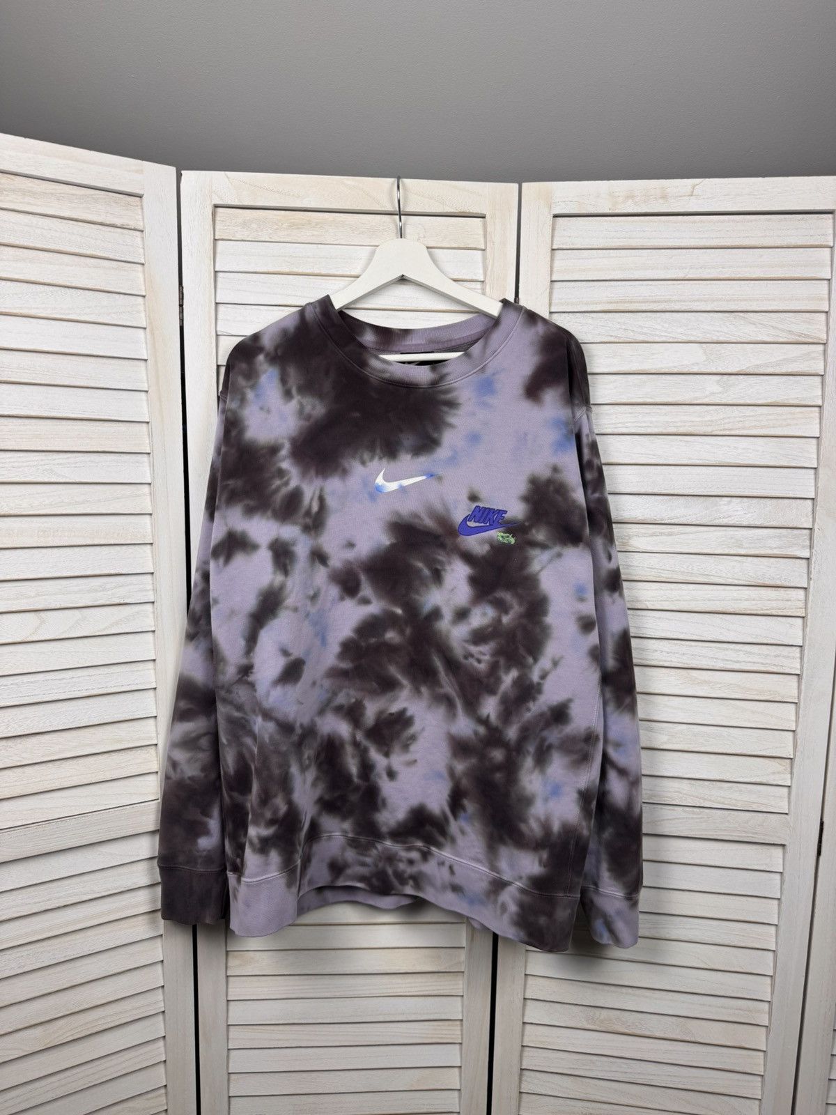 Nike Nike XL Tie Dye Graphic Print Neck Sweatshirt Multicolor Size US XL / EU 56 / 4 - 2 Thumbnail