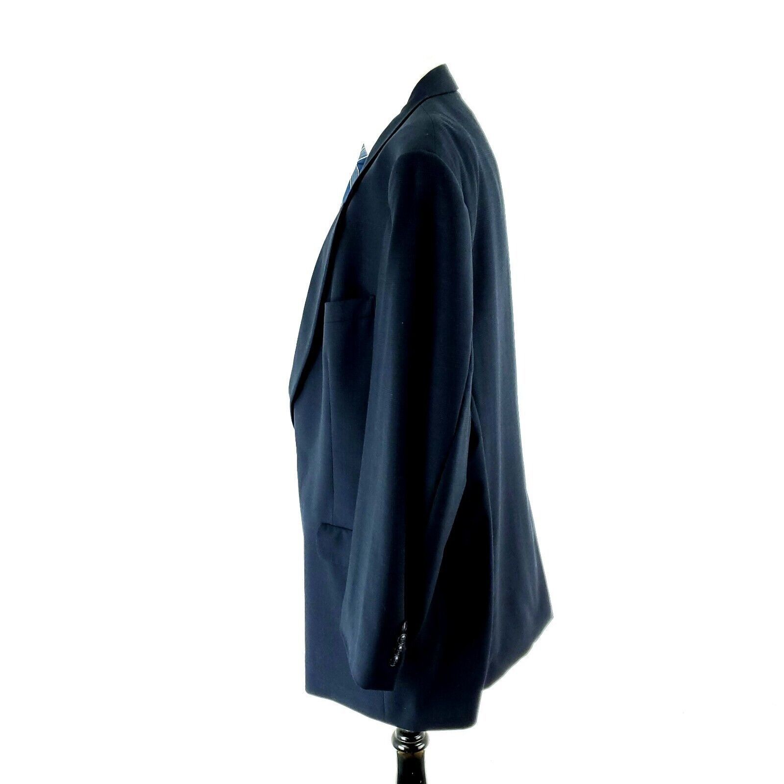 Hart Schaffner Marx Hart Schaffner Marx Soft Tailored Virgin Heavy Wool 2 Button Size 48L - 4 Thumbnail