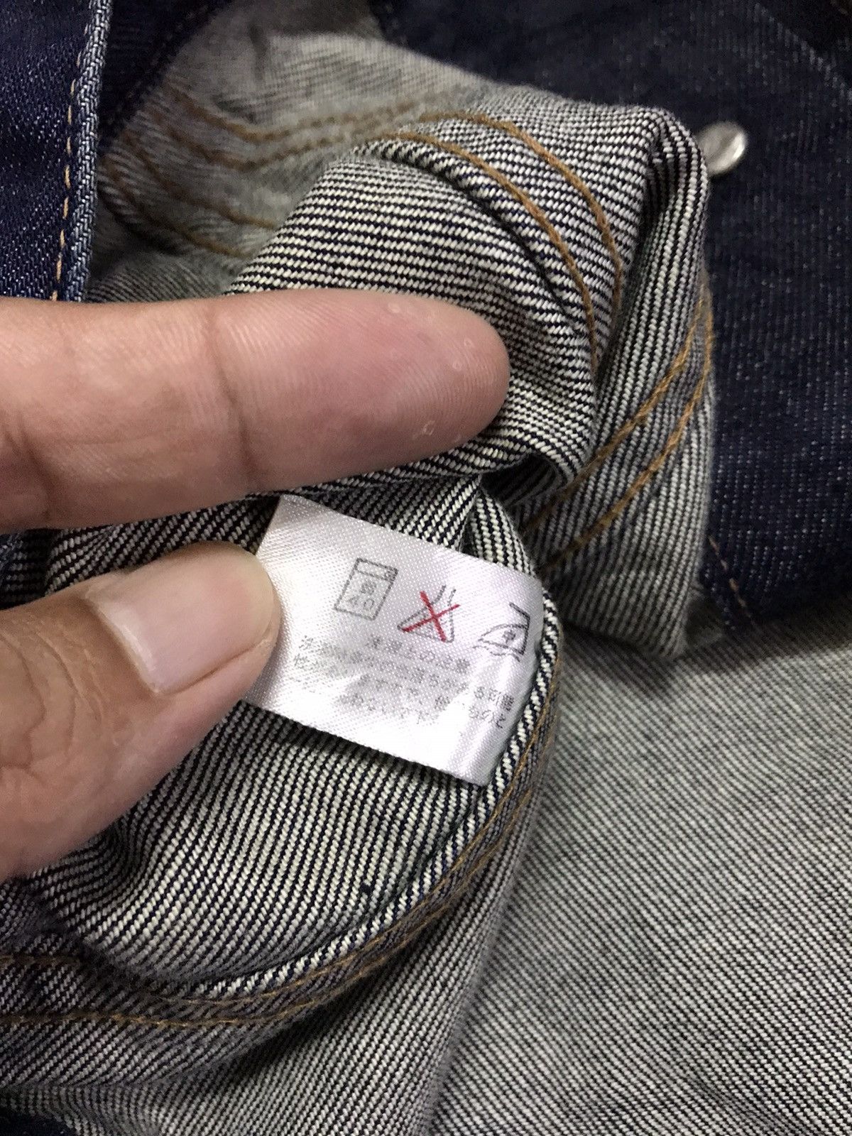 Blue Blue Japan Blue Blue x Iron Heart x HR Market Denim Jacket Size US S / EU 44-46 / 1 - 7 Thumbnail