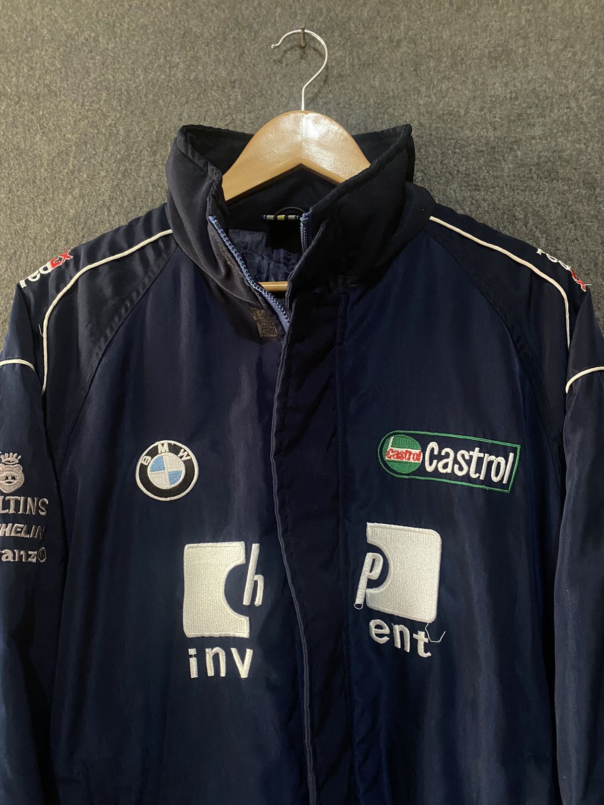 Bmw Bmw williams F1 team bomber jacket big logo | Grailed