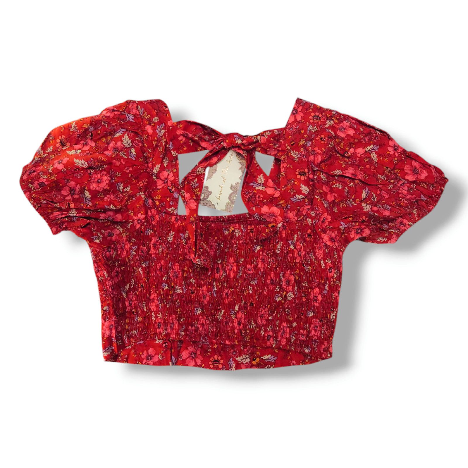 Other NWT Band of the Free Joelle Smocked Crop Top Sz. L [12] Size L / US 10 / IT 46 - 5 Thumbnail