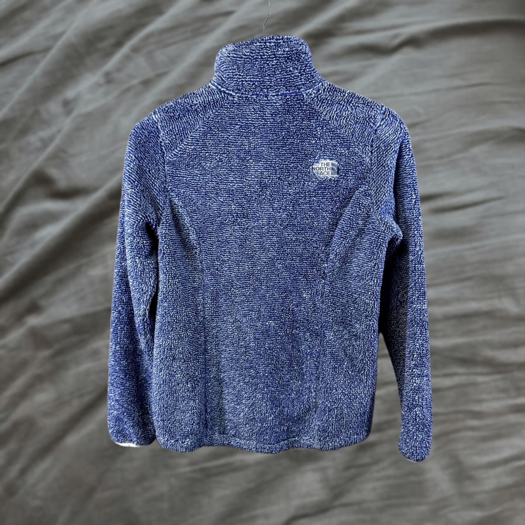 The North Face The North Face Fleece Jacket Womens S Blue Osito Full Zip Cozy Short Raglan Pockets Zip Symbol Logo Size S / US 4 / IT 40 - 1 Thumbnail