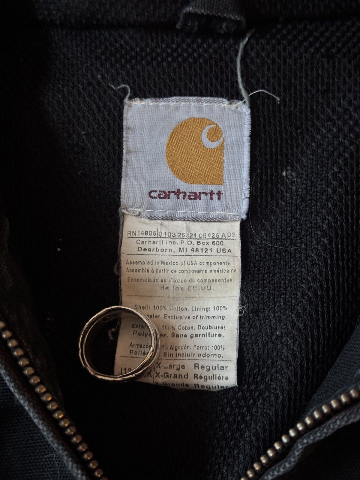 Carhartt Carhartt J130 Active Jacket Paint Splatter Faded/Thrashed Size US XL / EU 56 / 4 - 4 Thumbnail