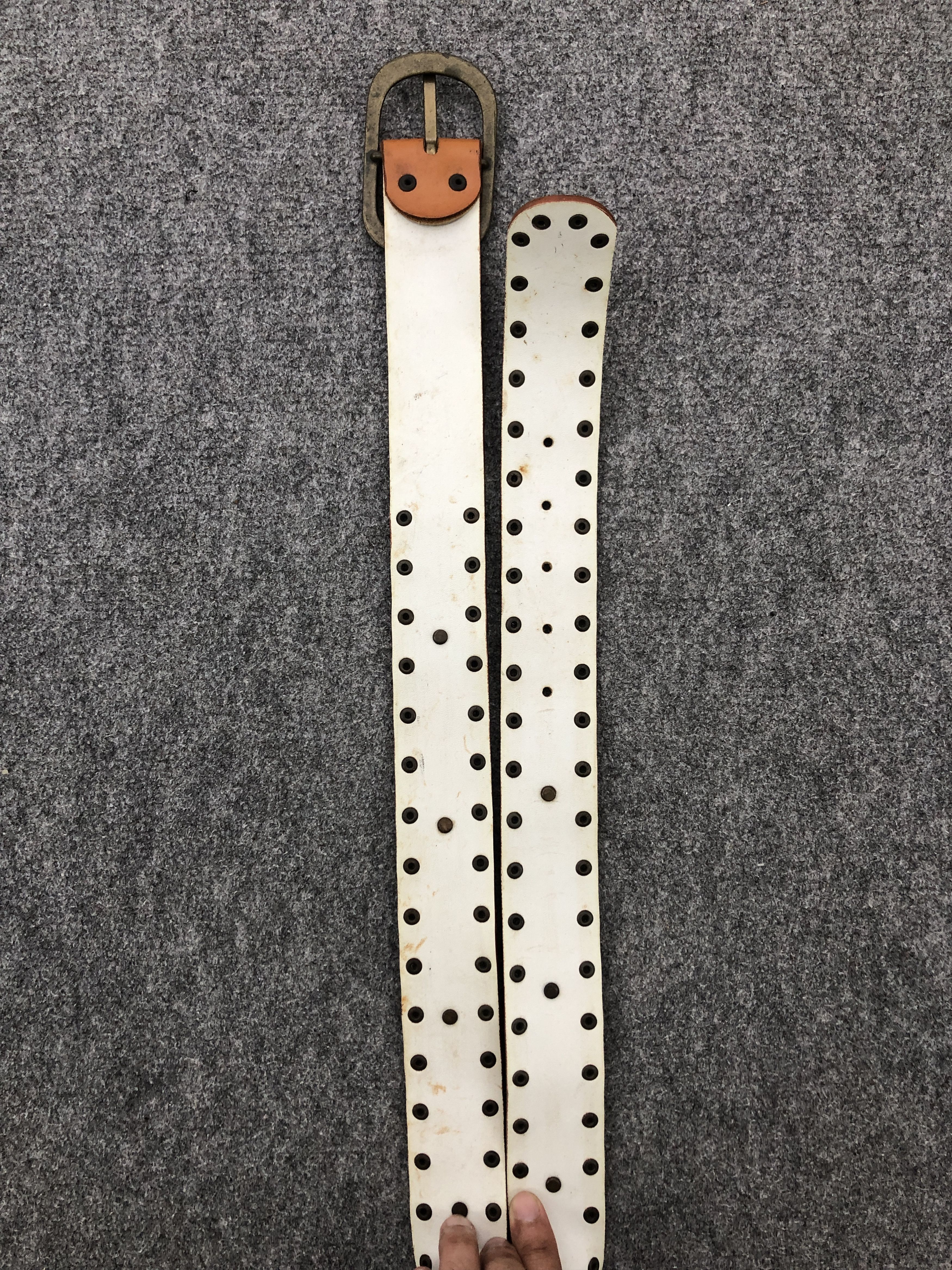 Japanese Brand Japan 80s Studded Vintage Leather Belt B0024 Size ONE SIZE - 5 Thumbnail