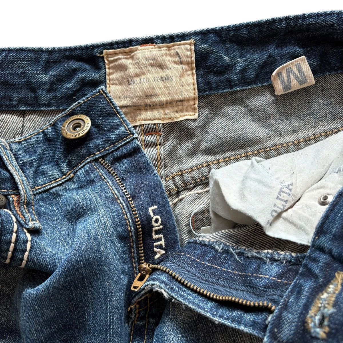 Japanese Brand LOLITA JEANS Y2K STREETWEAR Size US 30 / EU 46 - 6 Thumbnail
