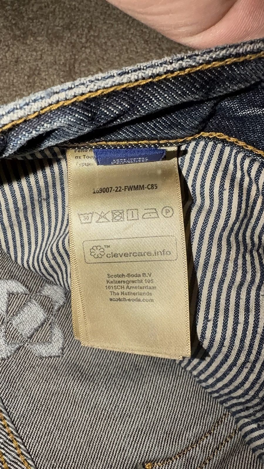 Scotch & Soda Scotch & Soda Distressed Patchwork Jeans Size US 30 / EU 46 - 8 Thumbnail