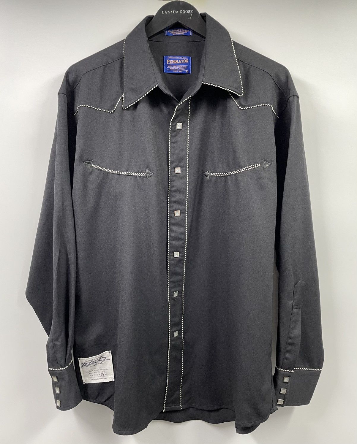 Pendleton Pendleton Inoue Brothers “Jean-Michel Basquiat” Black Shirt Size US L / EU 52-54 / 3 - 13 Thumbnail