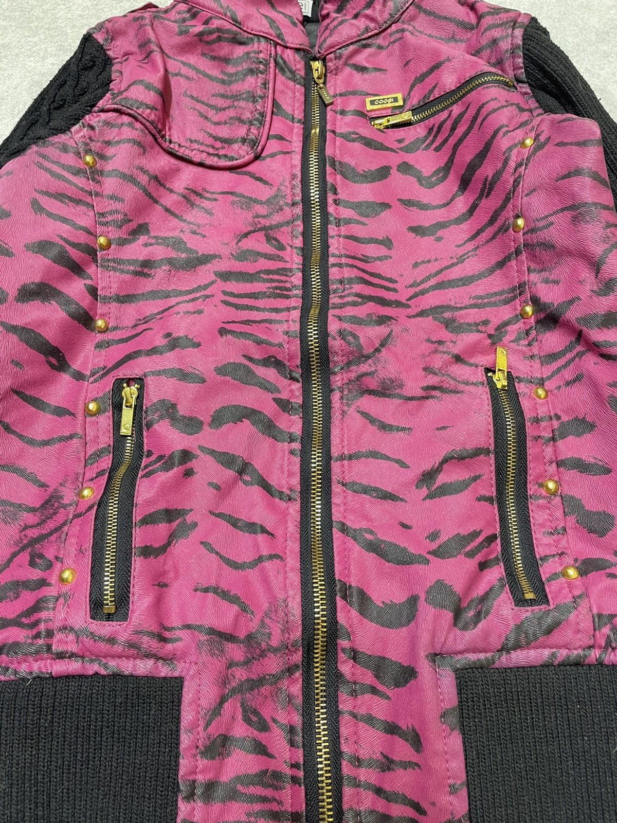 If Six Was Nine × Japanese Brand × Le Grande Bleu (L.G.B.) WCJ Leopard Knit Bomber — 2000s Tokyo Energy Size US M / EU 48-50 / 2 - 5 Thumbnail