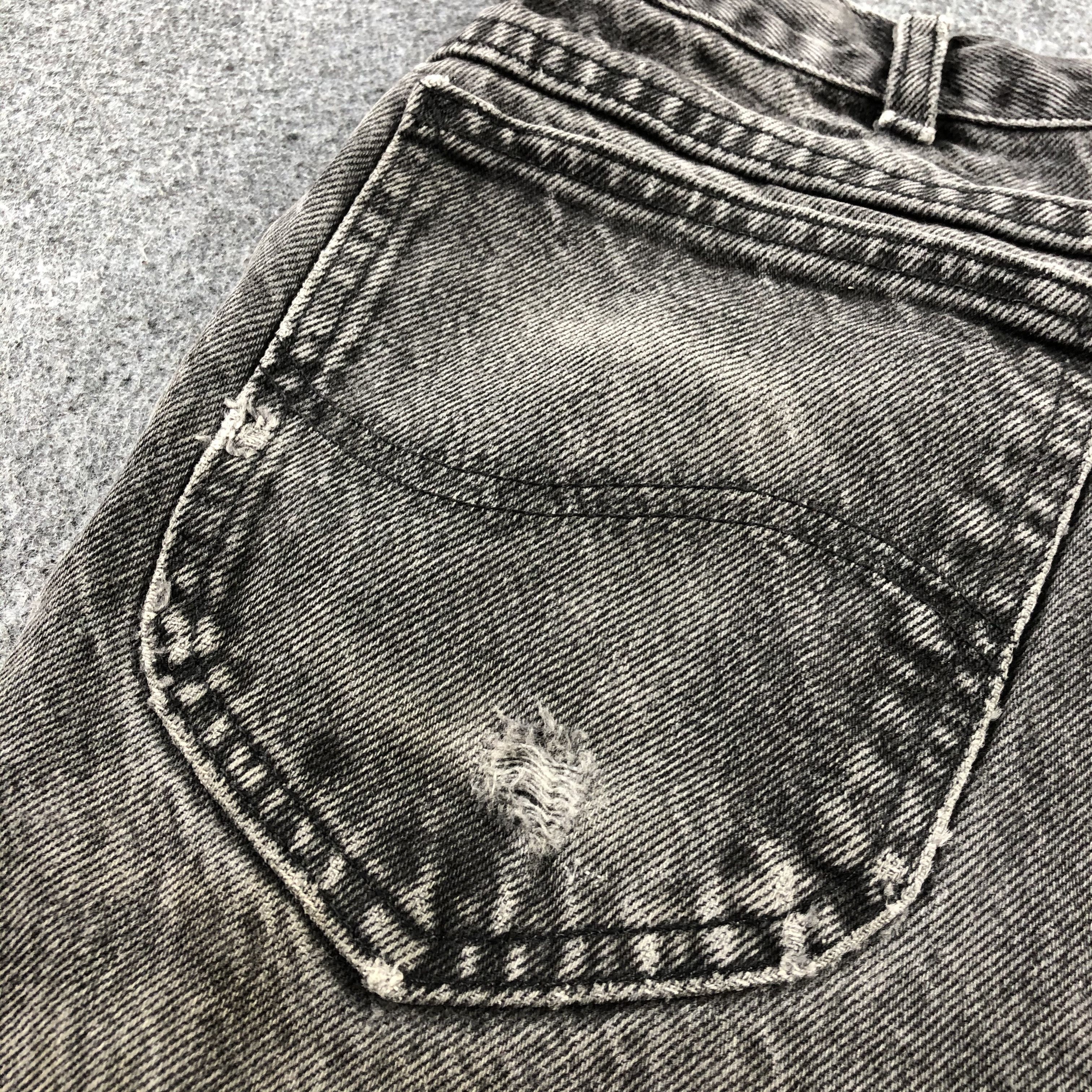 Lee Vintage Faded Blak Lee Jeans-J2271 Size US 35 - 9 Thumbnail