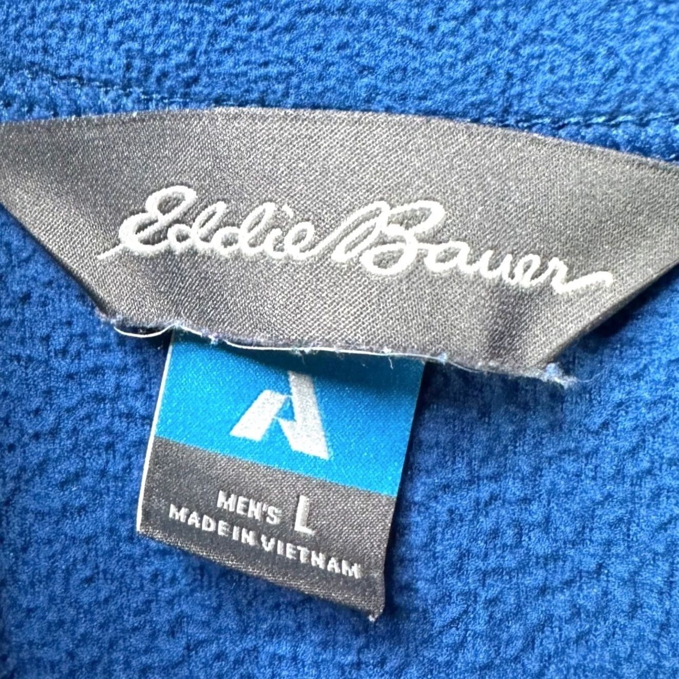 Eddie Bauer Eddie Bauer First Ascent Sweatshirt Fleece Men Large Blue Half Zip Logo Pullover - Mens - Pre-Owned Excellent Condition Size US L / EU 52-54 / 3 - 4 Thumbnail