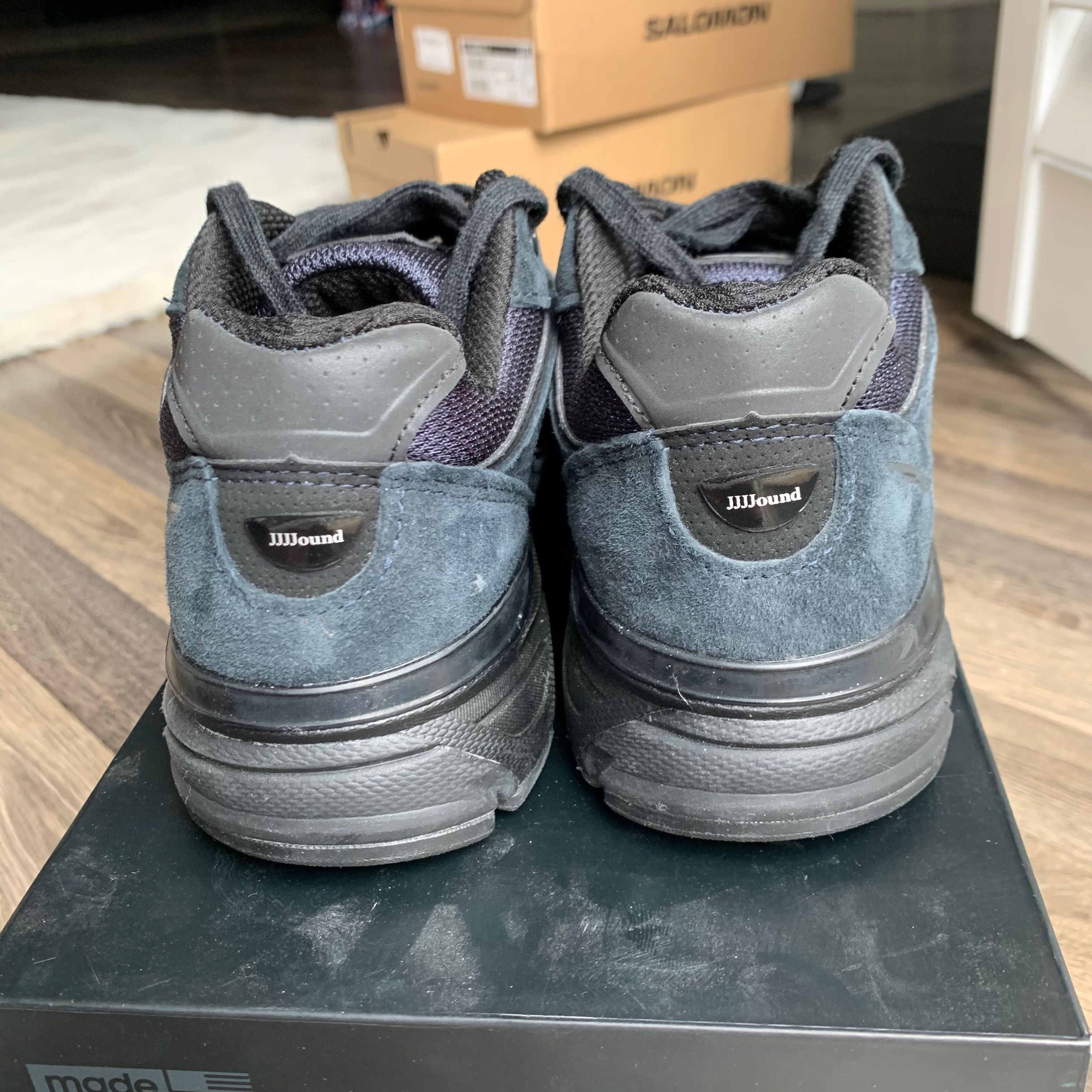 JJJJound × New Balance New Balance 990 V4 JJJJOUND NAVY Size US 5 / EU 37 - 5 Thumbnail