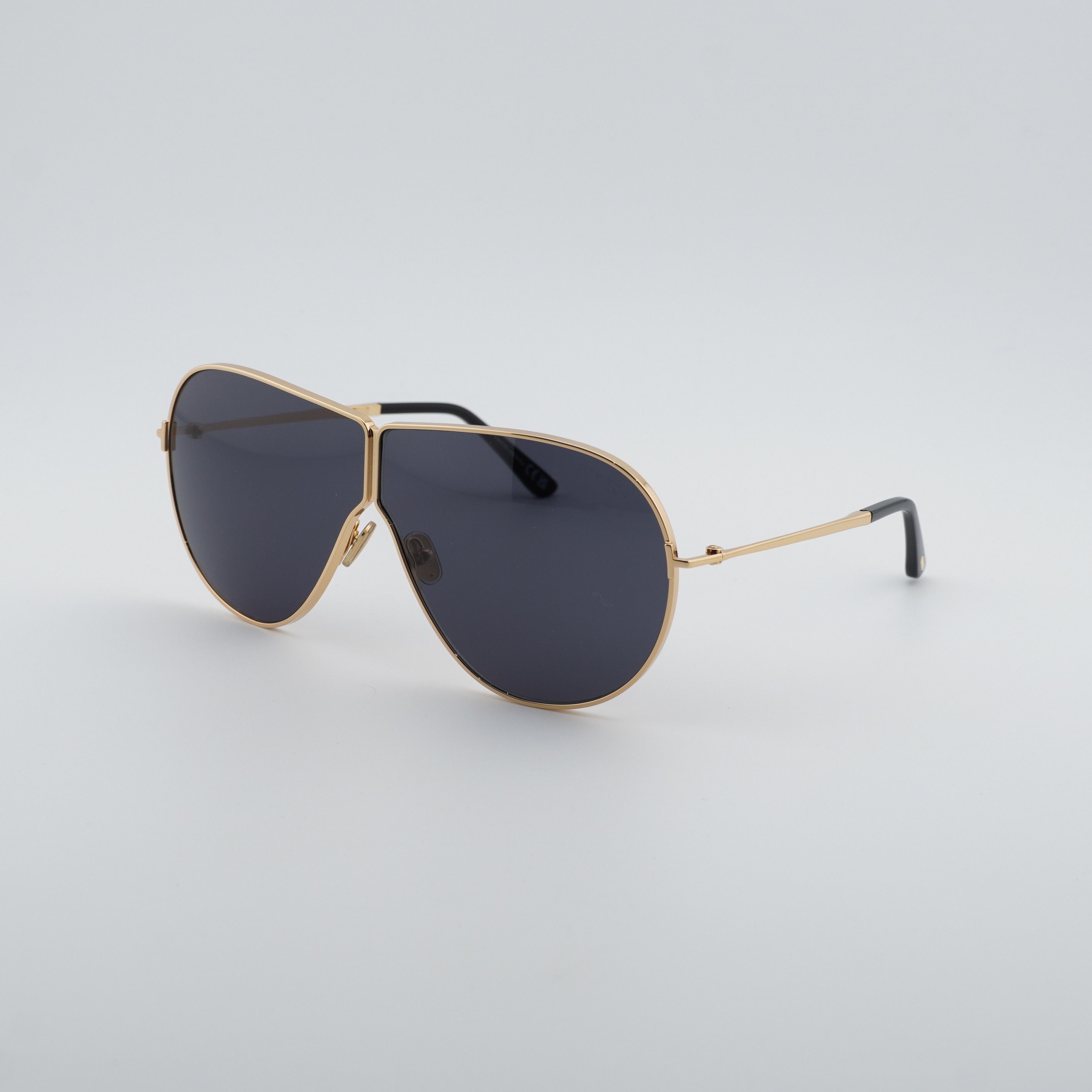 New Tom Ford FT0967-K 28G Sunglasses Gold Square Frame, Brown Mirror Lenses Tom Ford Kendel TF1076 52E Sunglasses - US main image 4