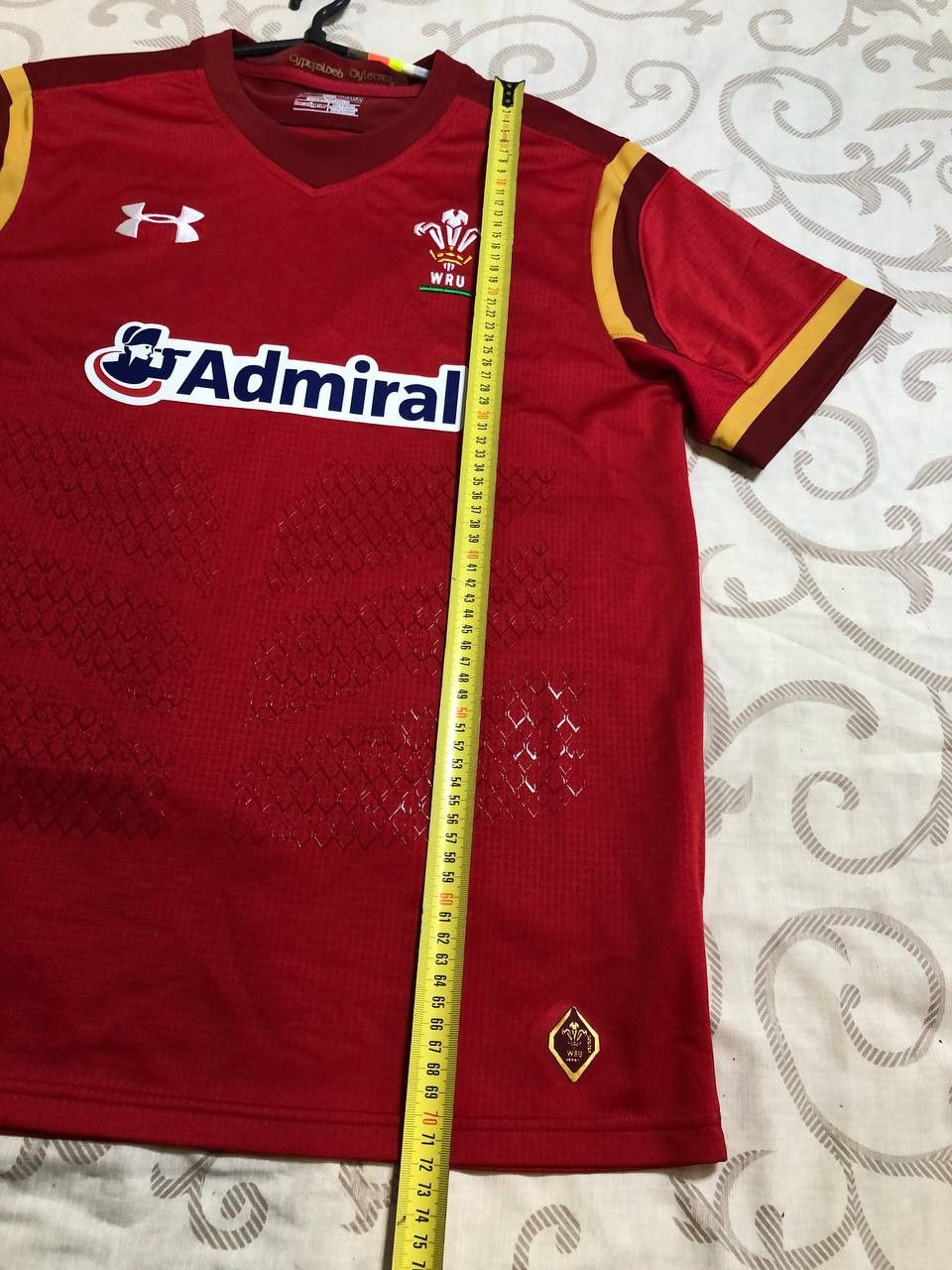 Under Armour Wales WRU Under Armour HeatGear Admiral Rugby Jersey Men's Size US M / EU 48-50 / 2 - 6 Thumbnail