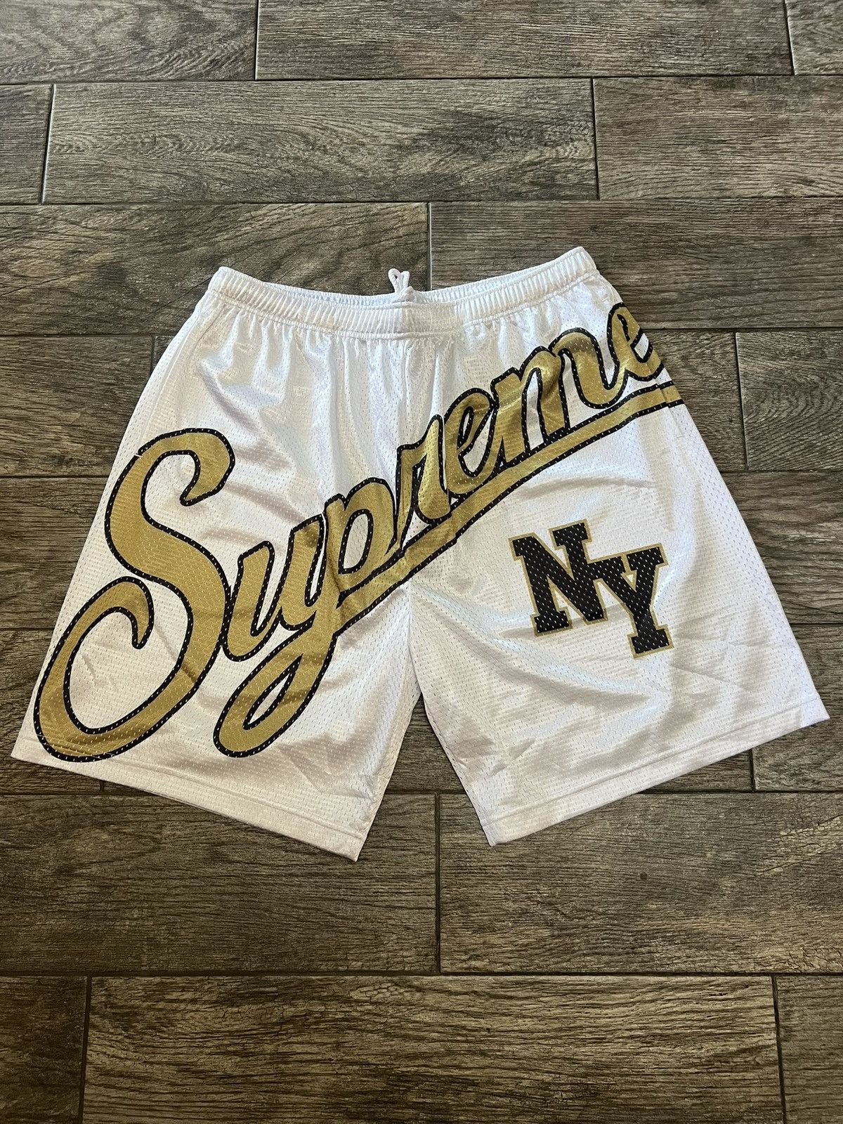 Supreme Supreme Big Letter Water Short Dark Orange | Grailed