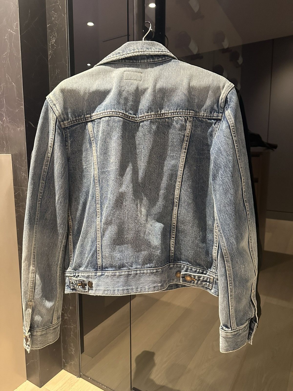 Saint Laurent Paris Saint Laurent Paris “love me forever” Denim Jacket Size US M / EU 48-50 / 2 - 2 Thumbnail