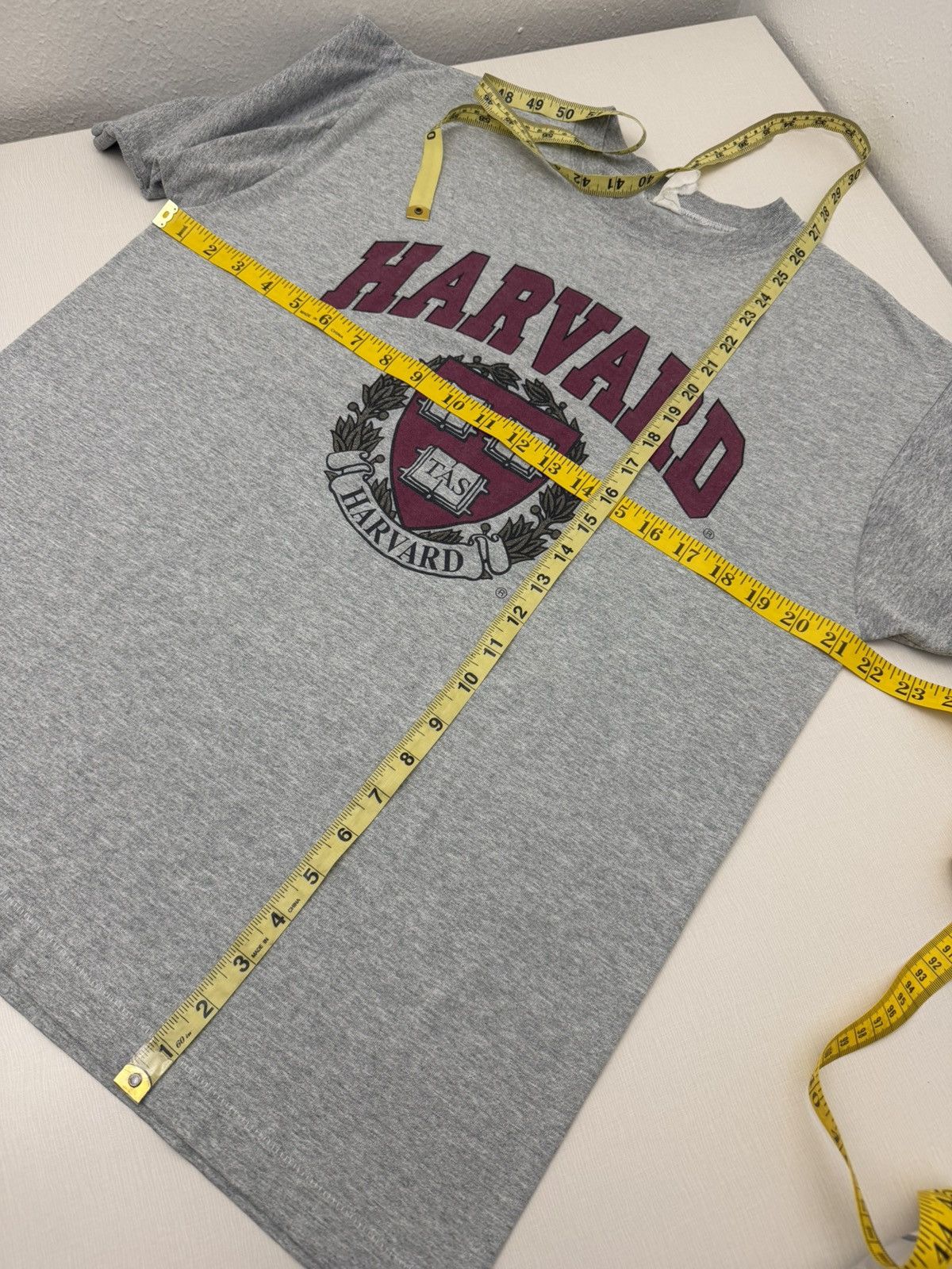 Vintage Vintage 70s 80s HARVARD UNIVERSITY Ve Ri Tas Tee Medium Size US M / EU 48-50 / 2 - 4 Thumbnail