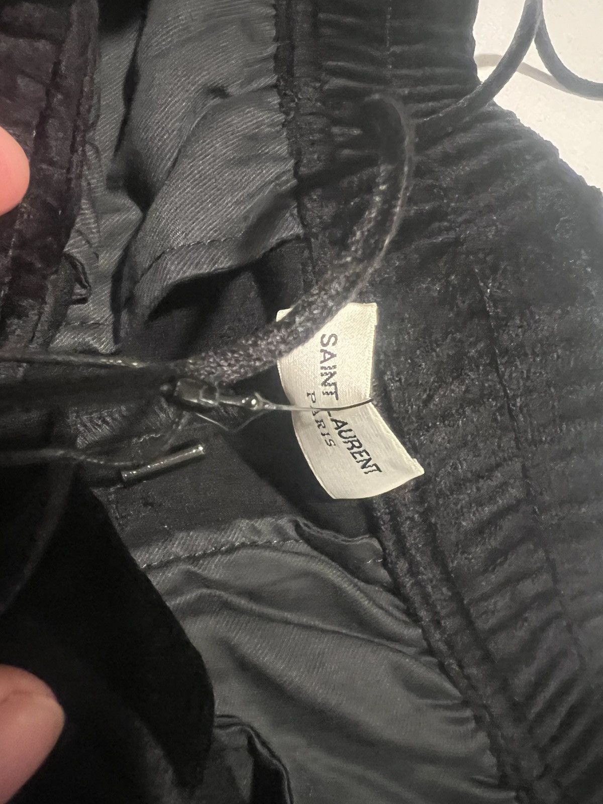 Saint Laurent velvet joggers pants. XL $1350