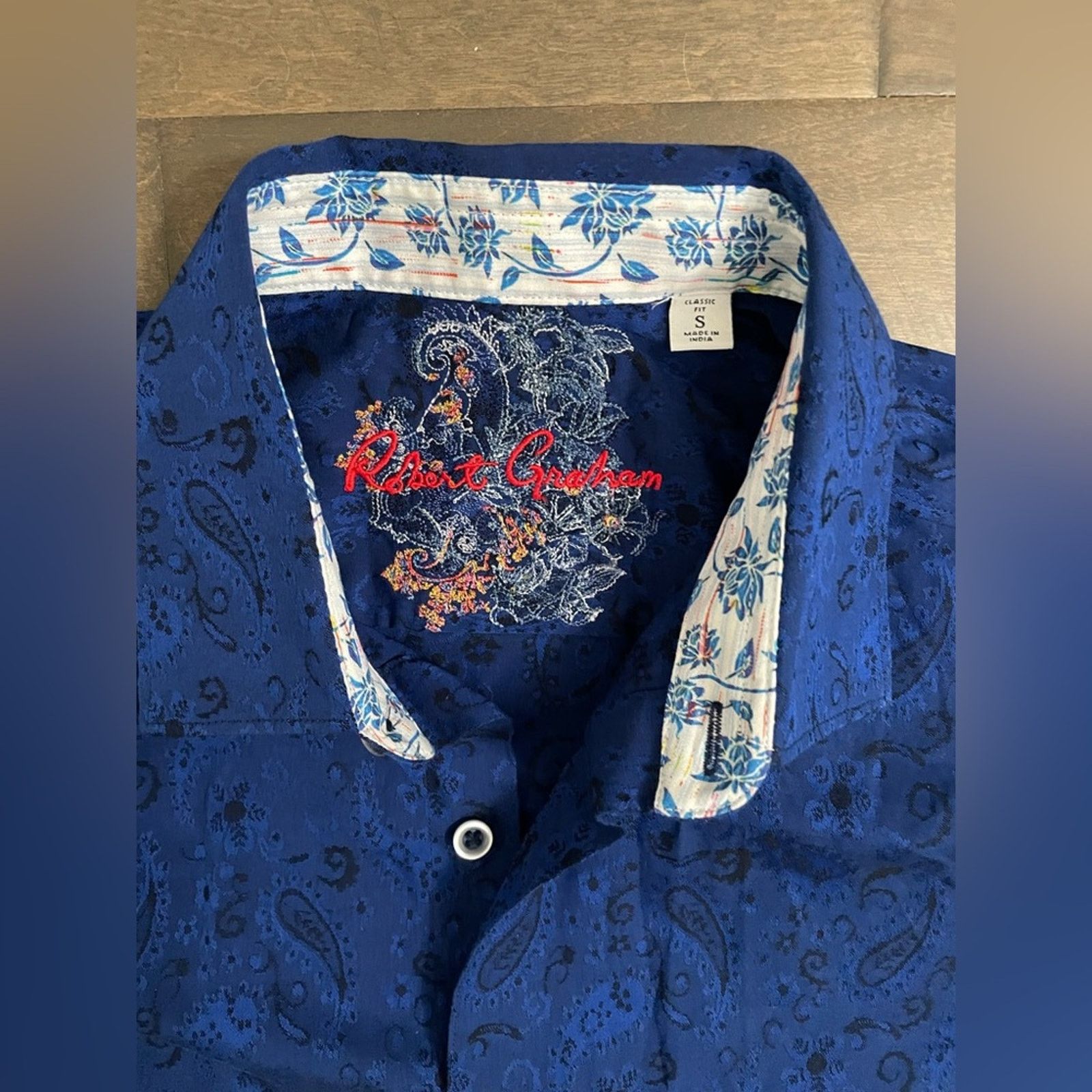 Robert Graham Robert Graham Men Hanging Gardens L/S Shirt Blue - Small Size US S / EU 44-46 / 1 - 3 Thumbnail