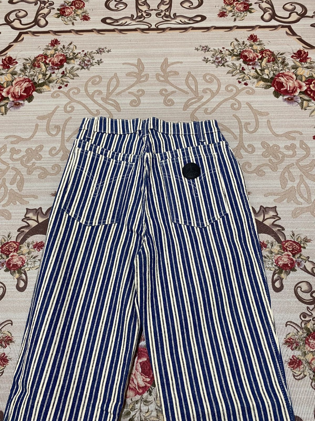 Moschino Moschino Italy Stripe Jeans Denim Women Size 23" - 13 Thumbnail