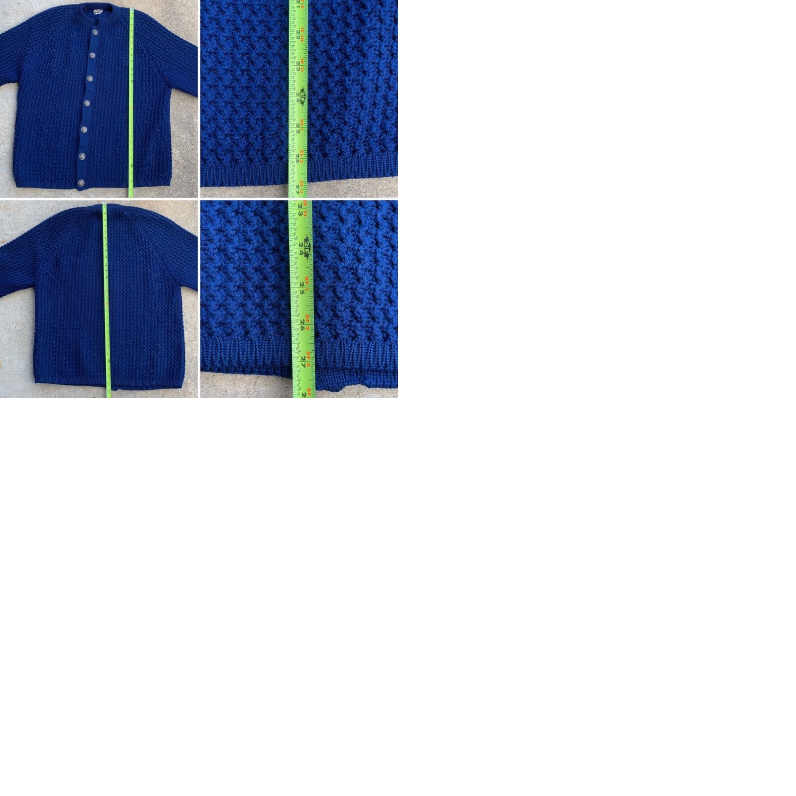 Vintage VINTAGE Sport ALM Kitzbohel-Tirol Made In Austria 100% Wool Cardigan Sweater M Blue Mens Regular Cardigan Wool Austria 100% Vintage Size M / US 6-8 / IT 42-44 - 9 Thumbnail