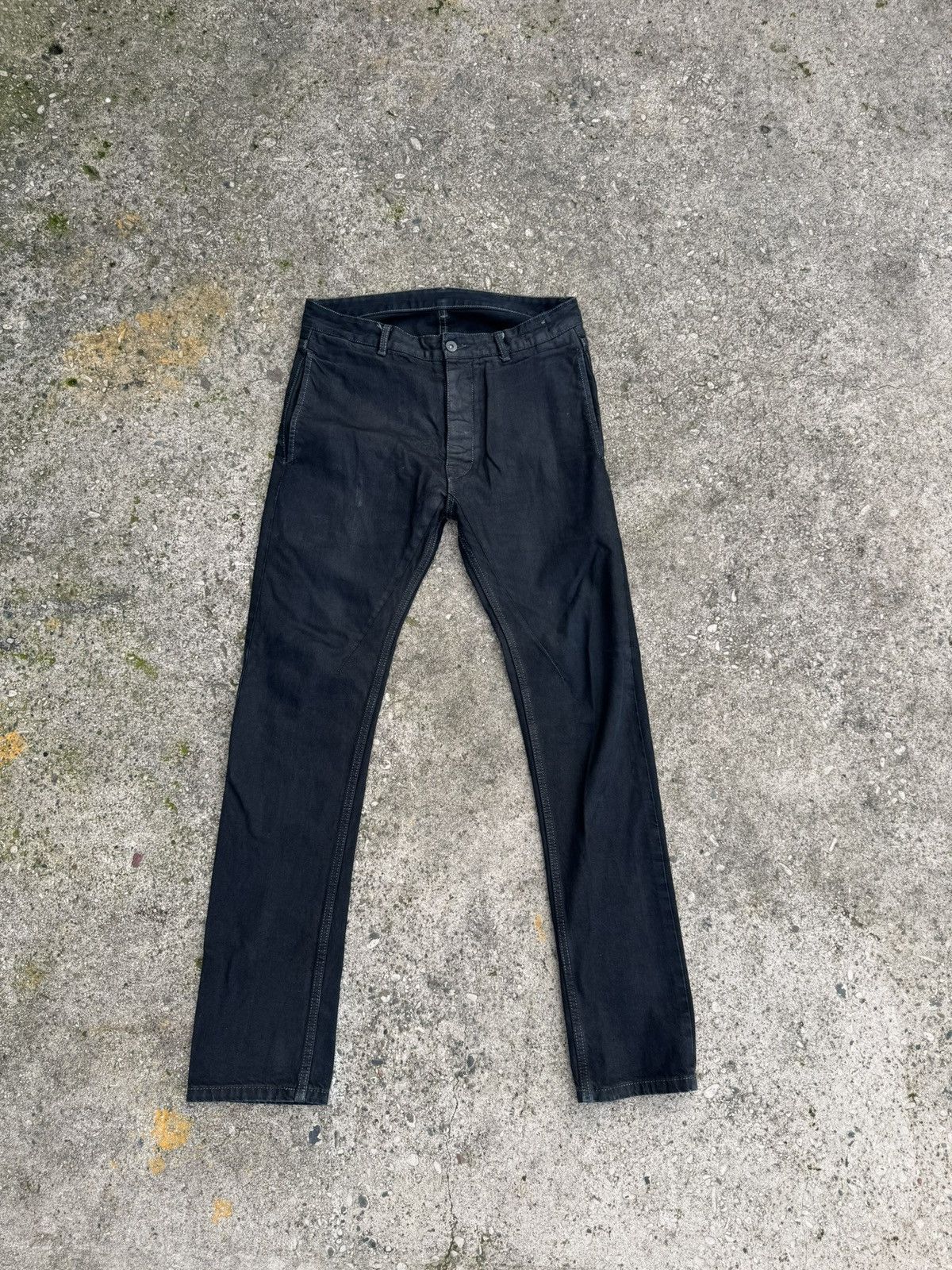 Rick Owens Drkshdw Rick Owens DRKSHDW wax denim Size US 33 - 1 Thumbnail
